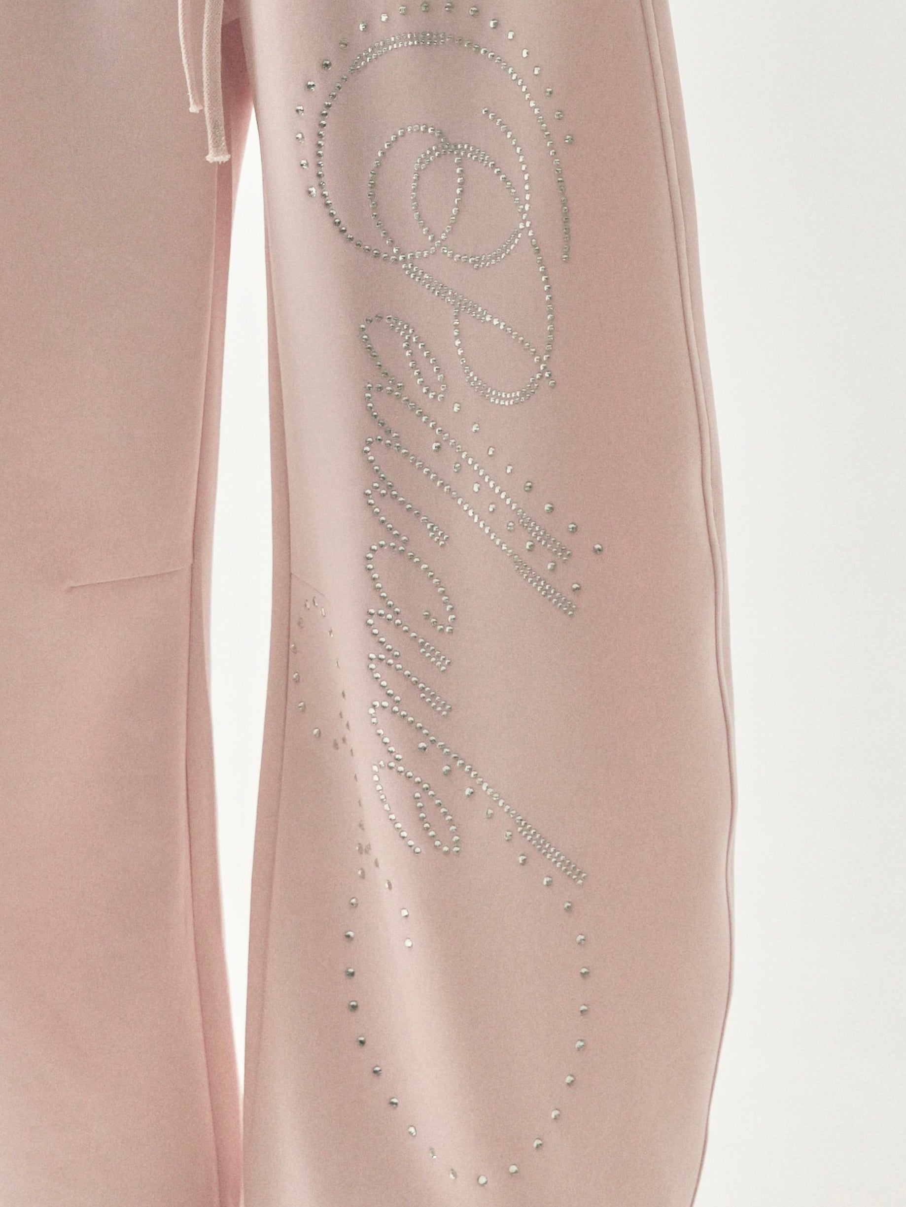 【一部予約】stone-deco sweat pants