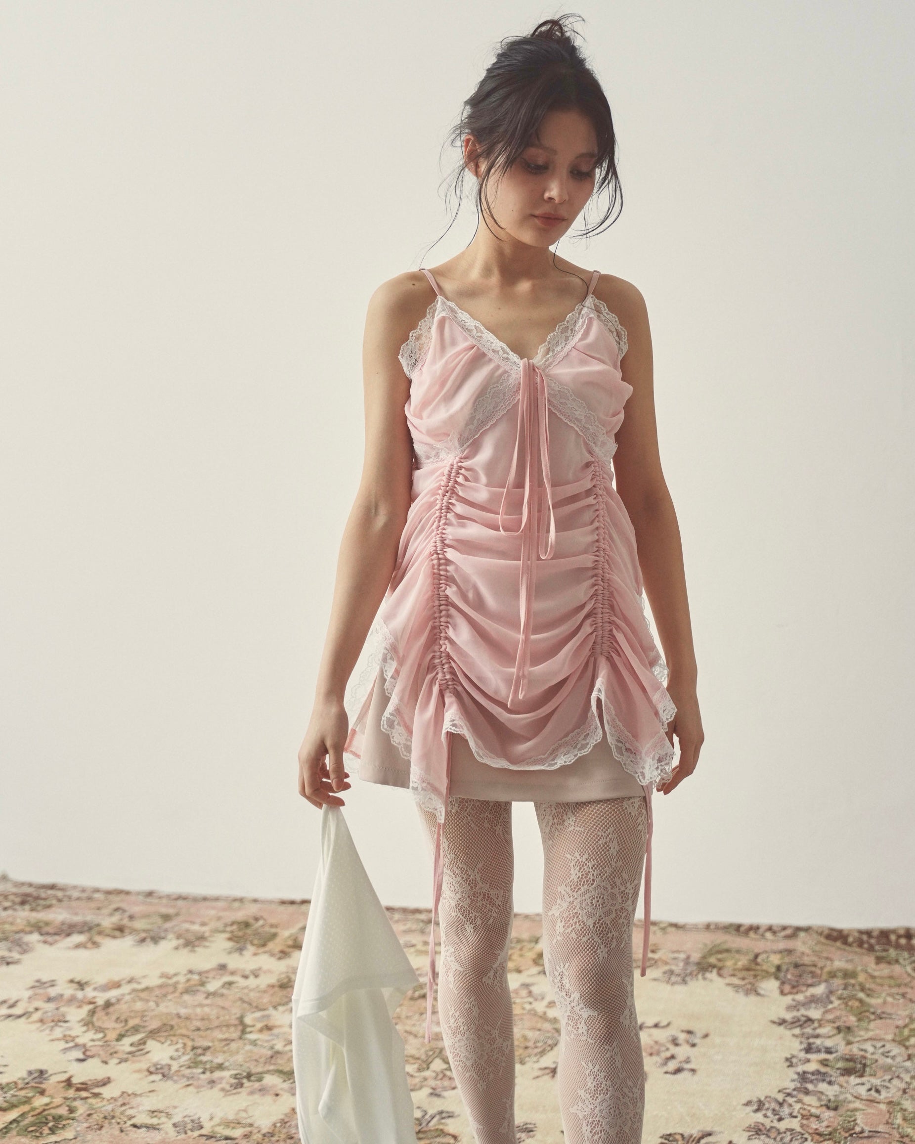 chiffon gather mini op