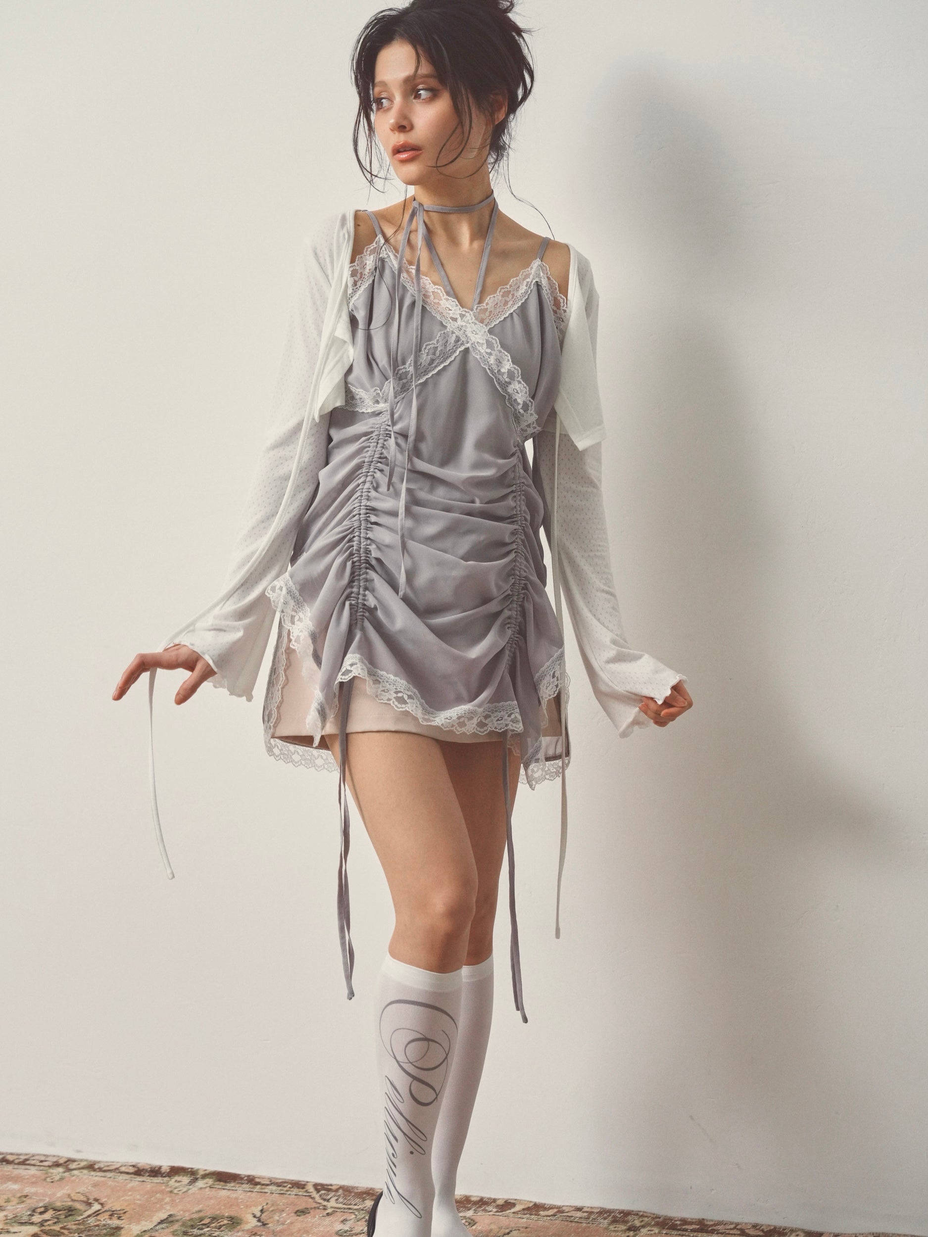 chiffon gather mini op