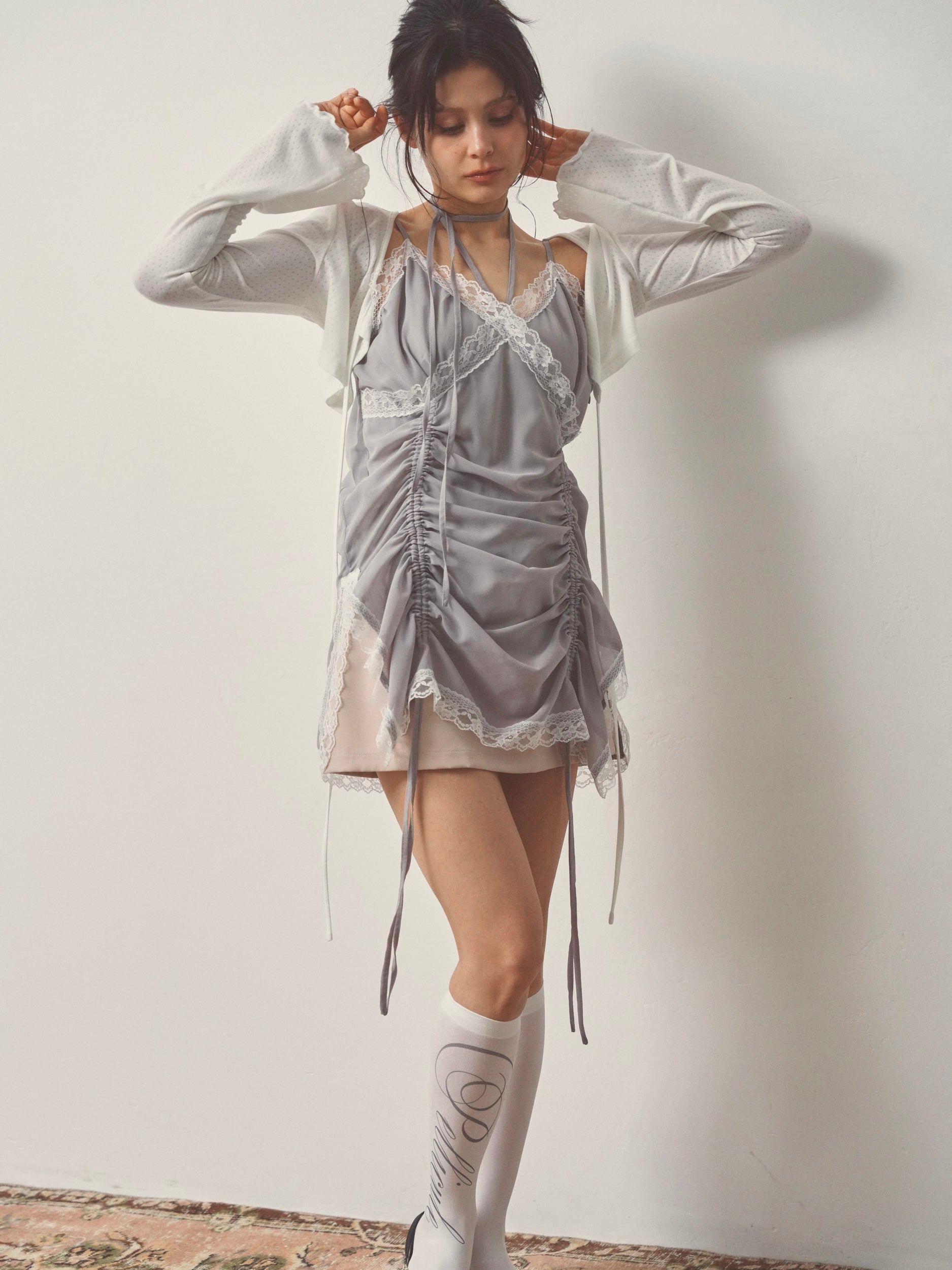 chiffon gather mini op