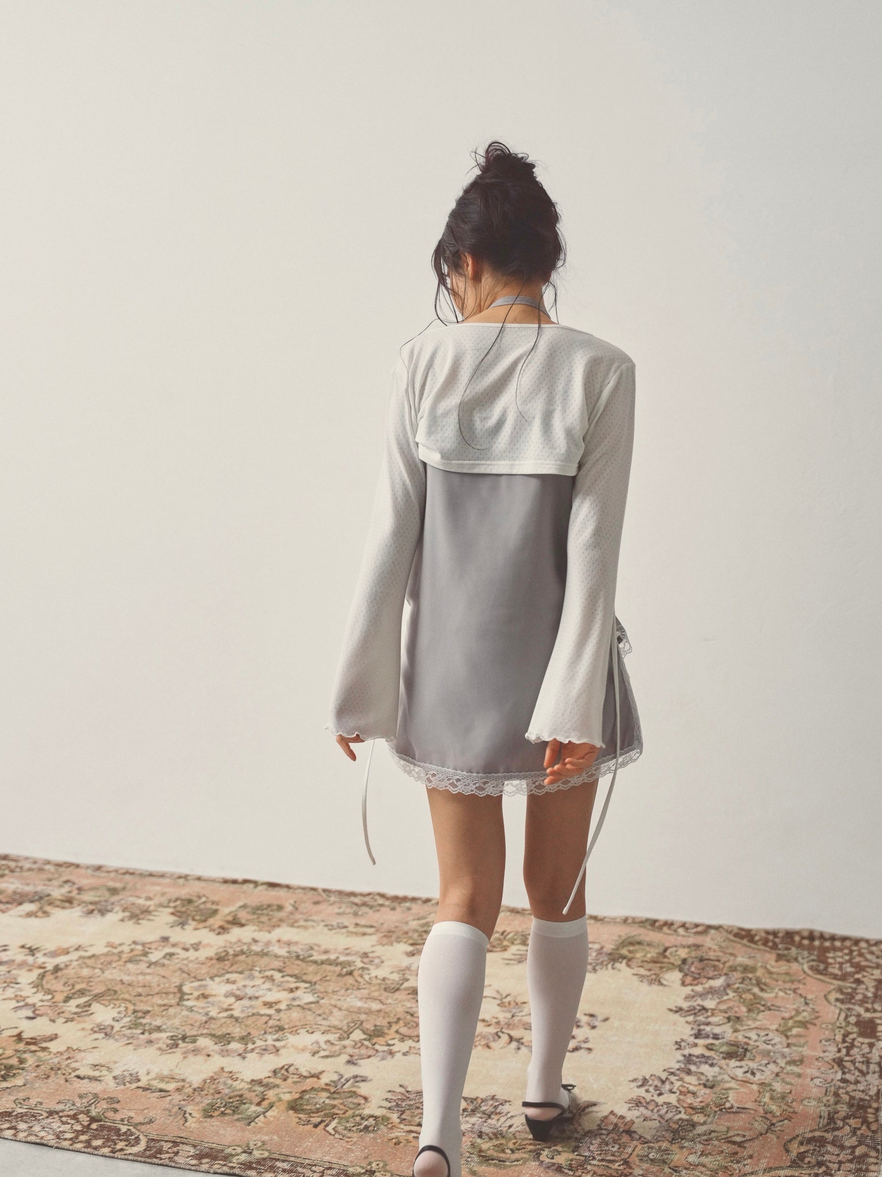 chiffon gather mini op