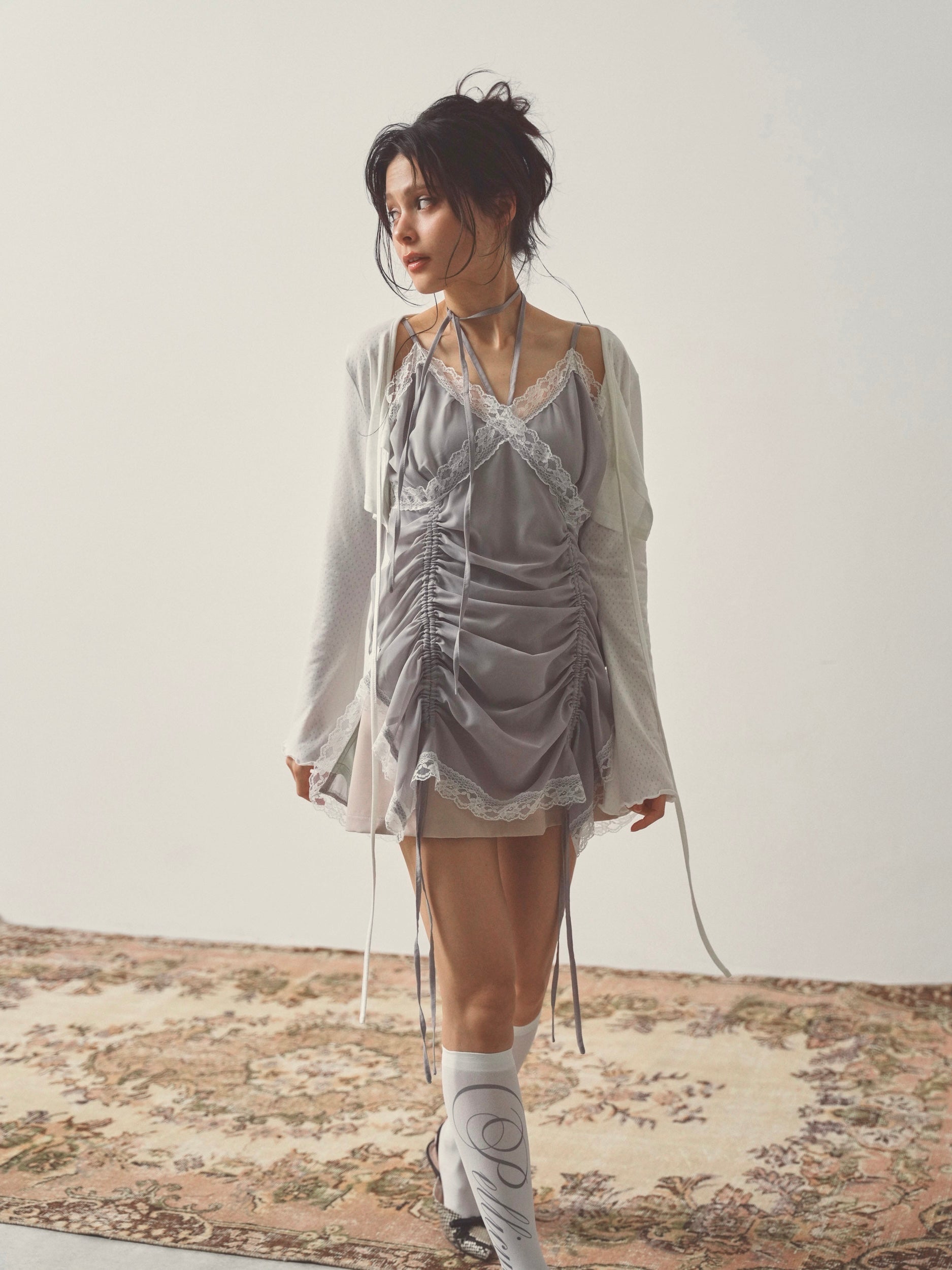 chiffon gather mini op