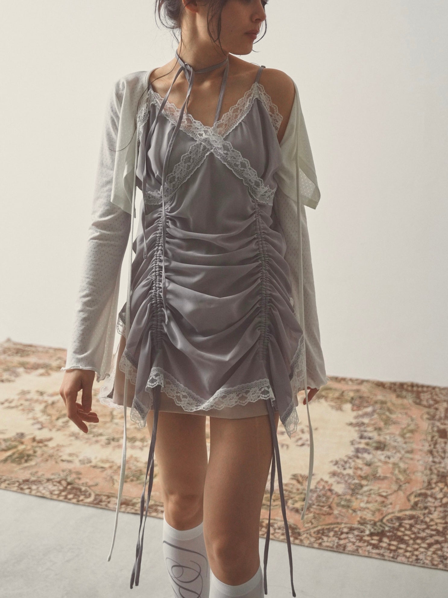 chiffon gather mini op