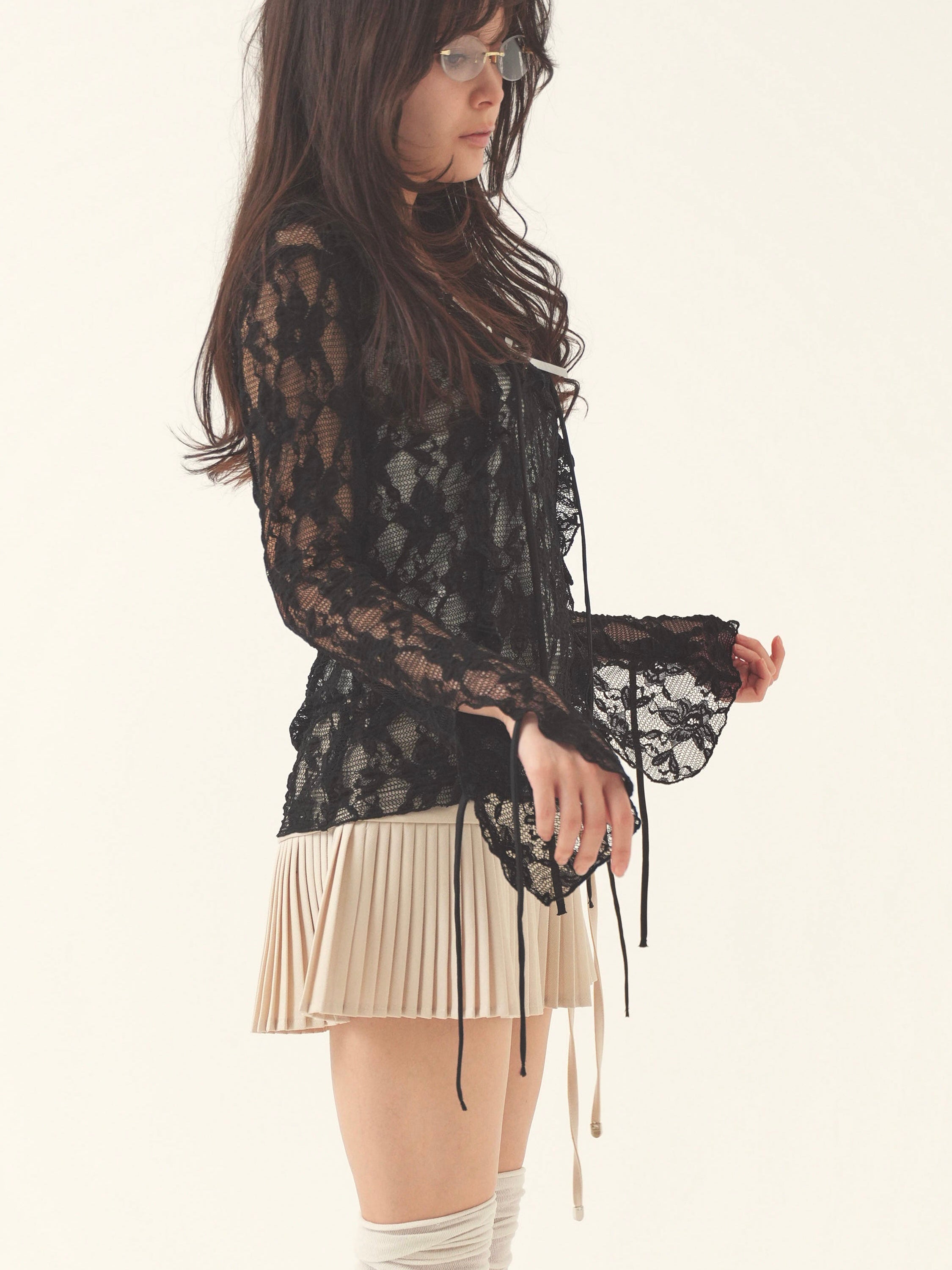 layered lacy tops