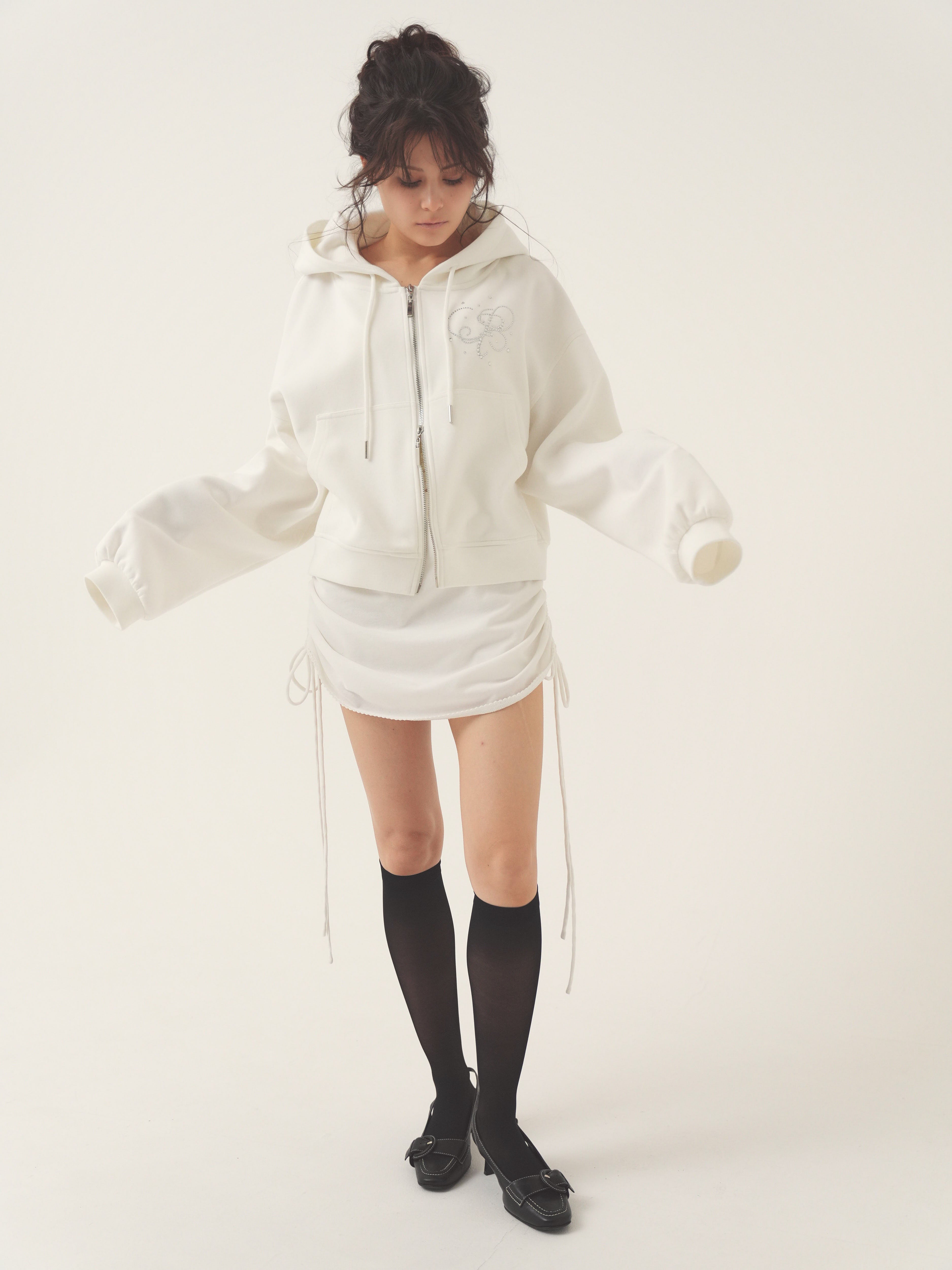 side gather skirt
