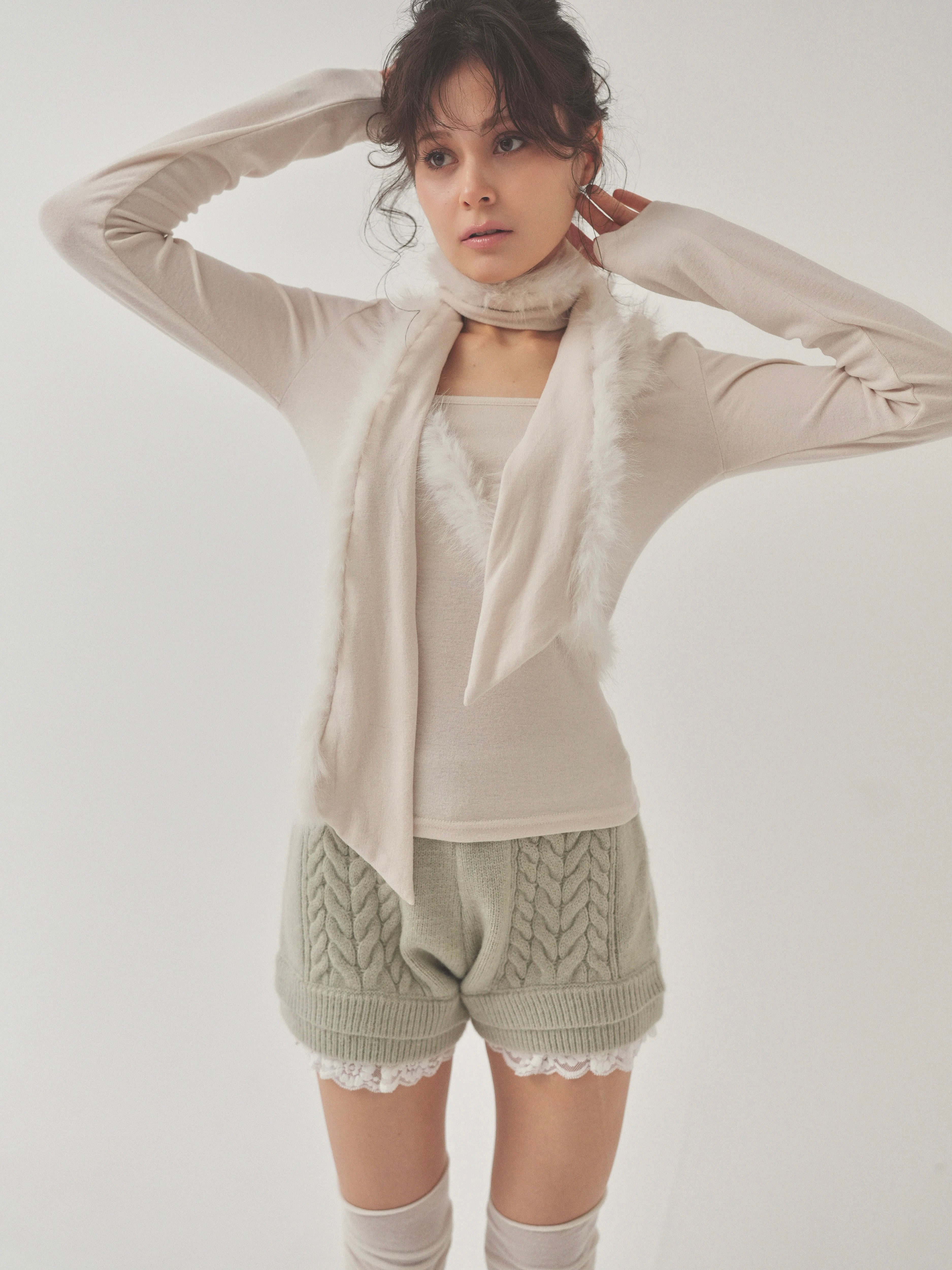 baby fur - tie tops
