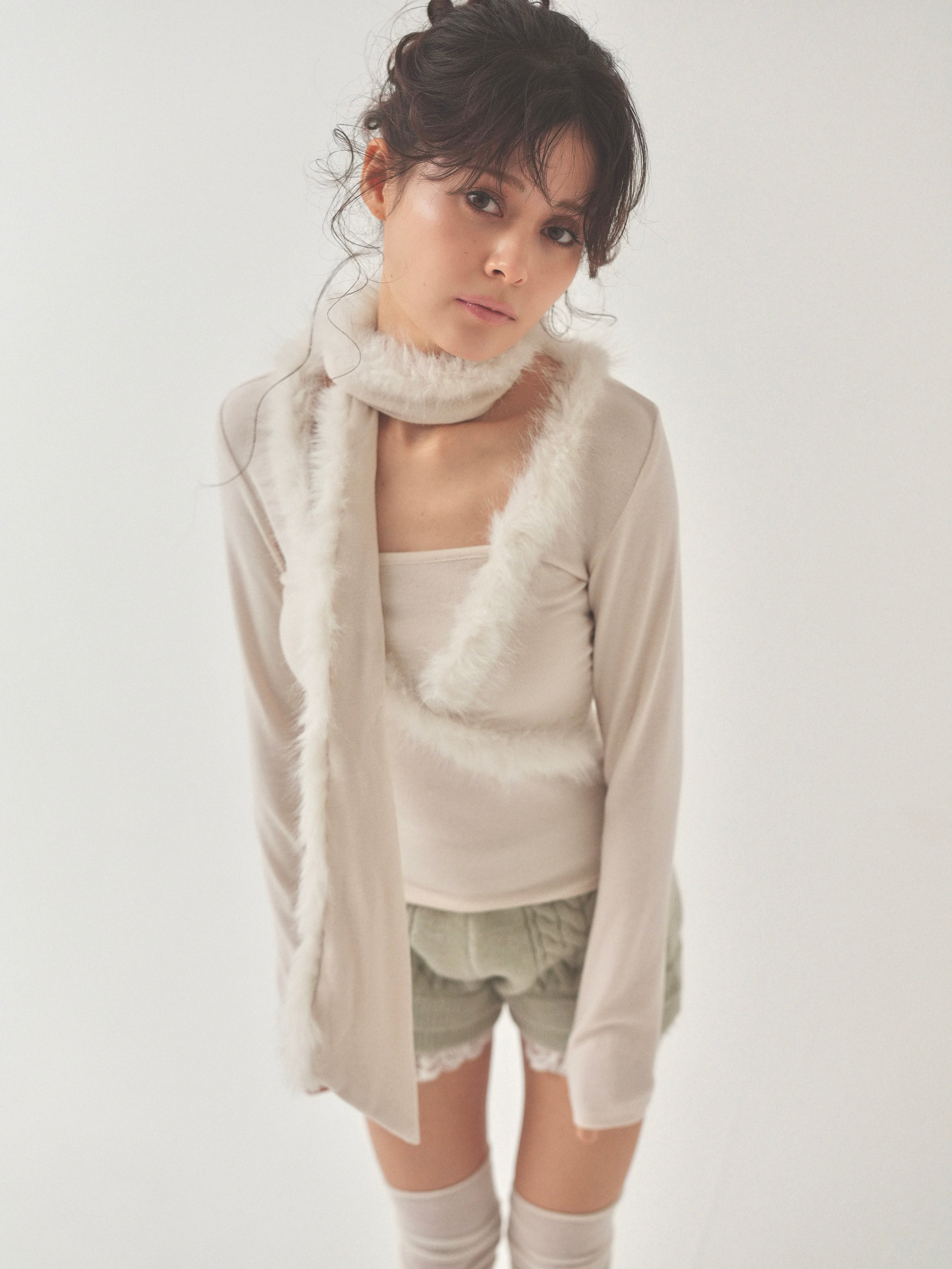 baby fur - tie tops