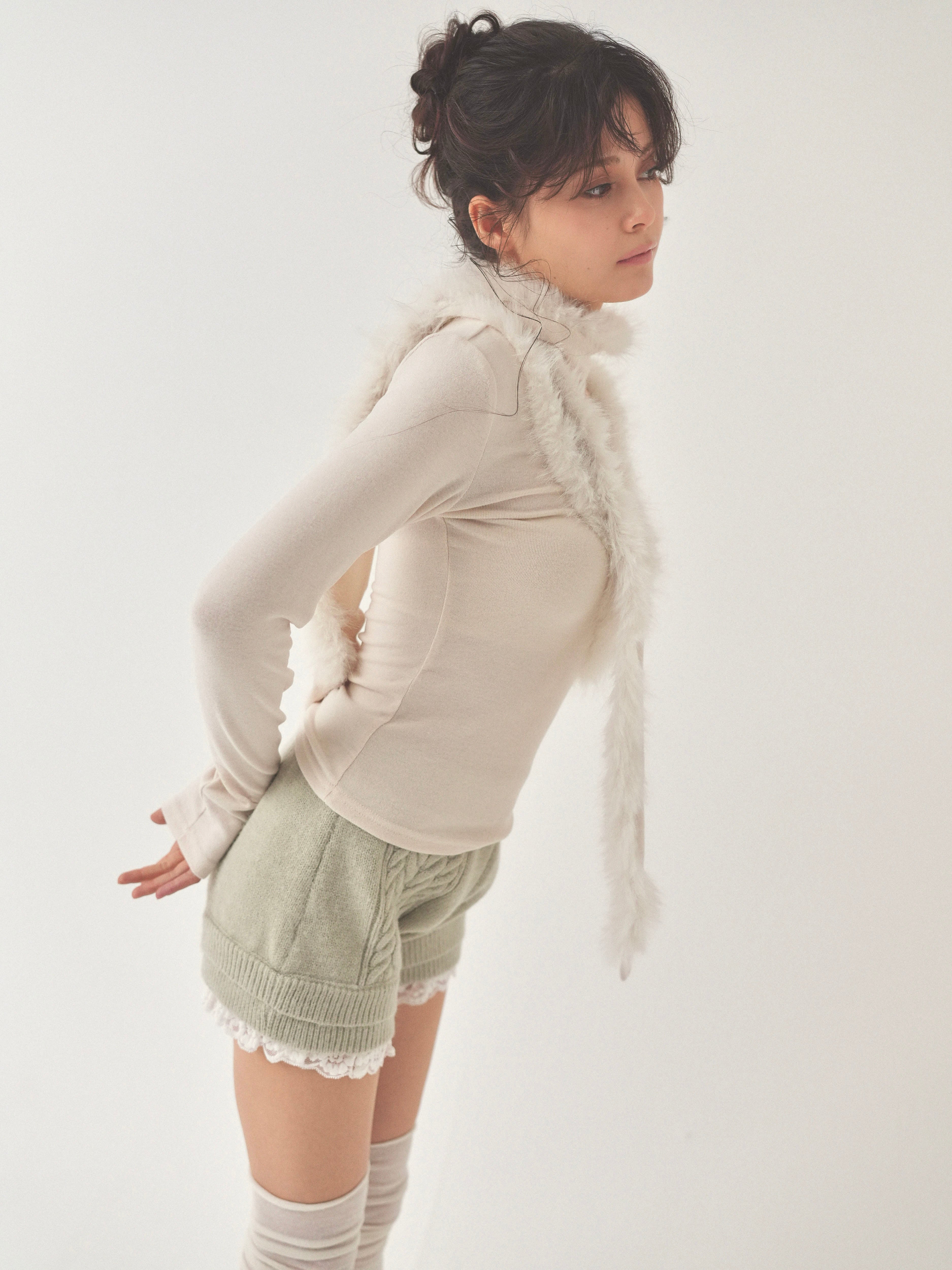 baby fur - tie tops