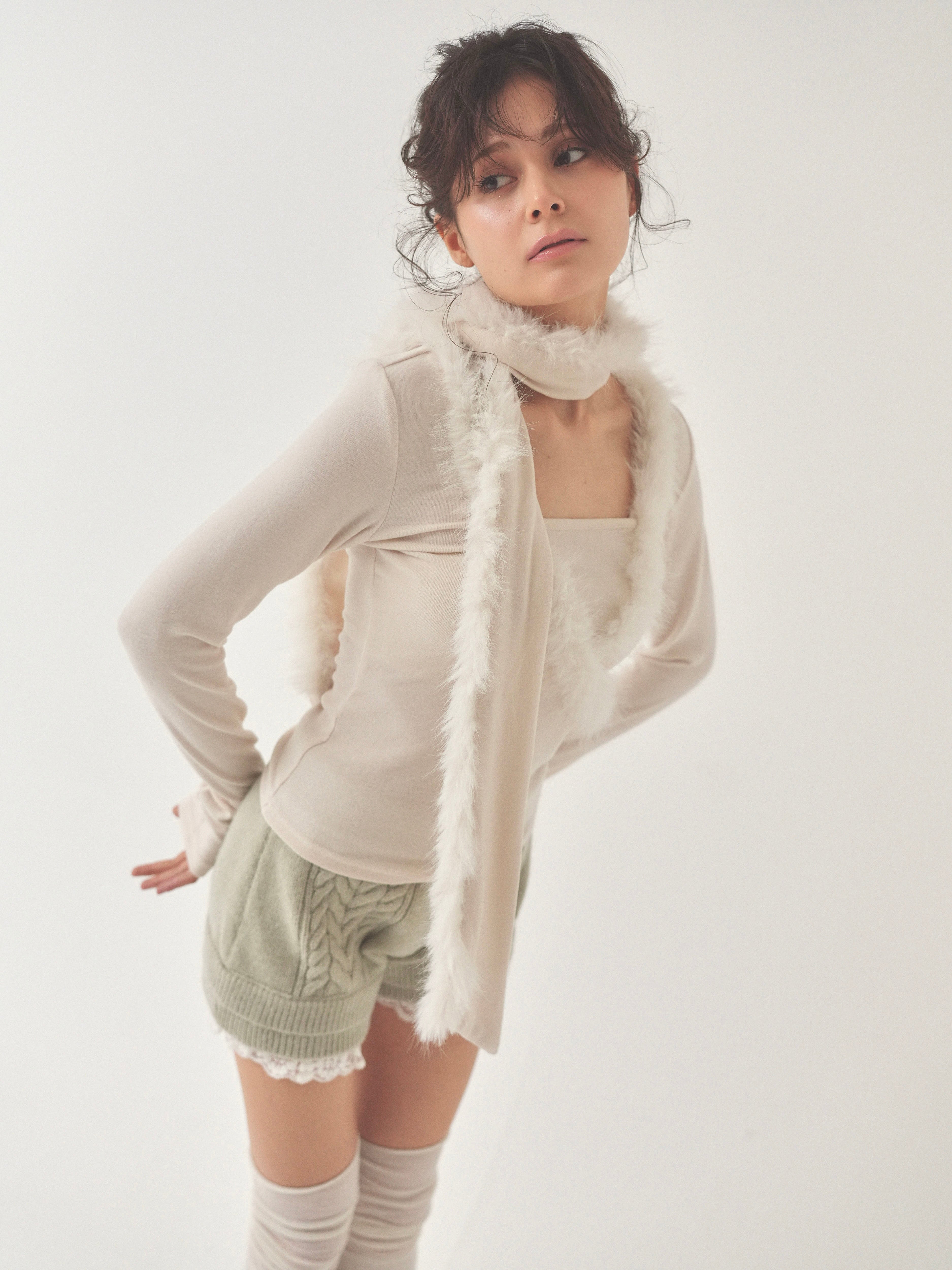 baby fur - tie tops