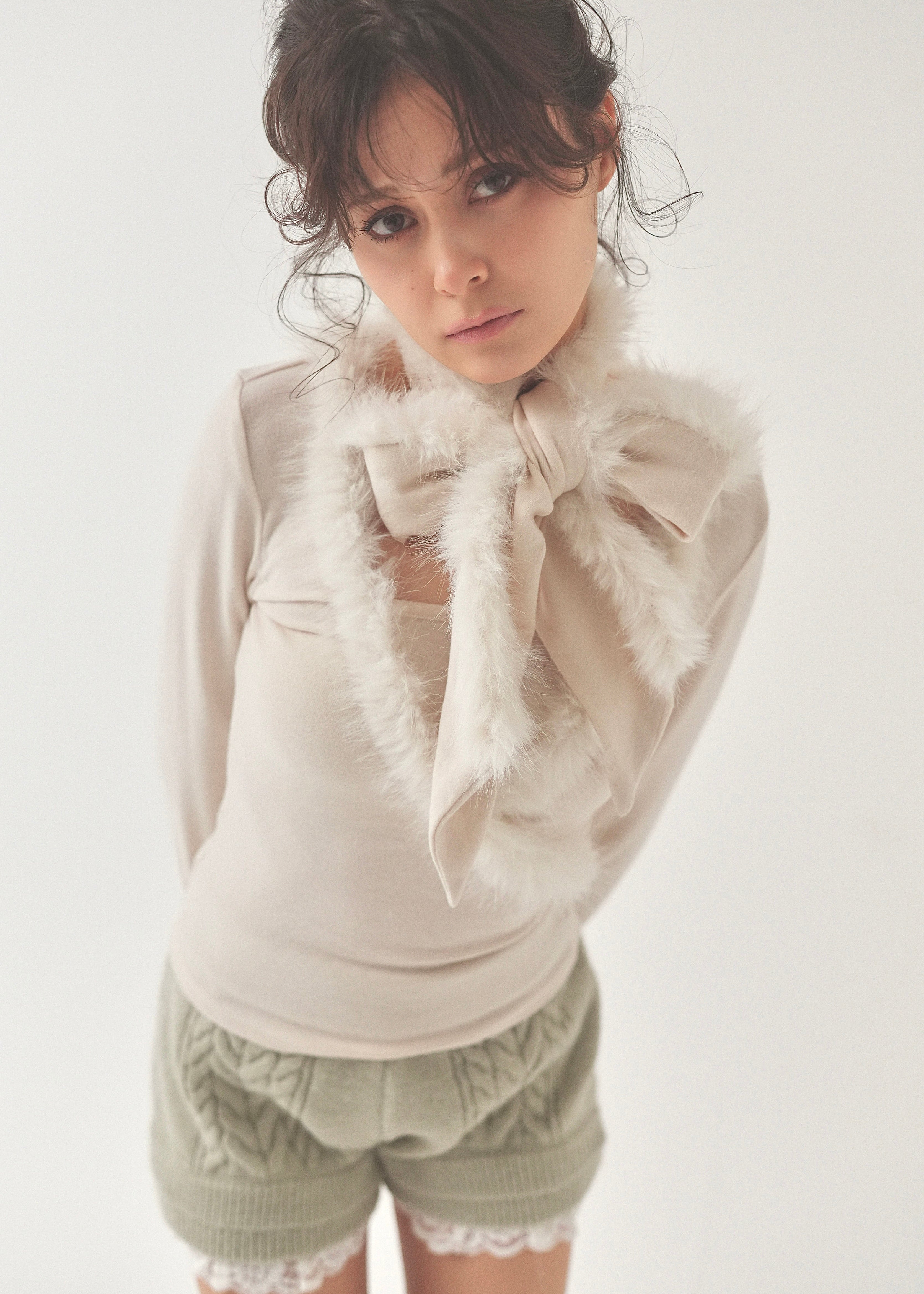 baby fur - tie tops