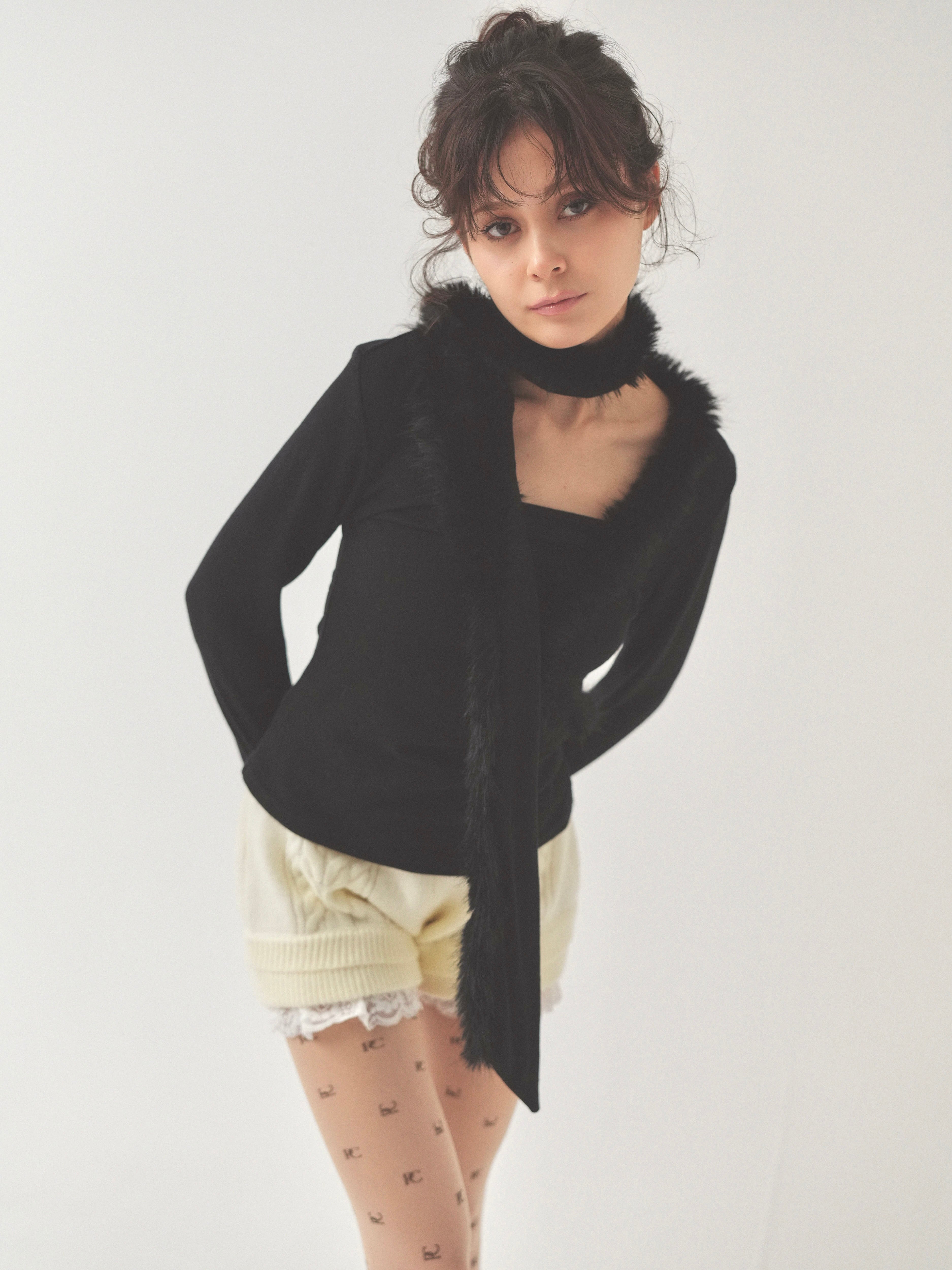 baby fur - tie tops