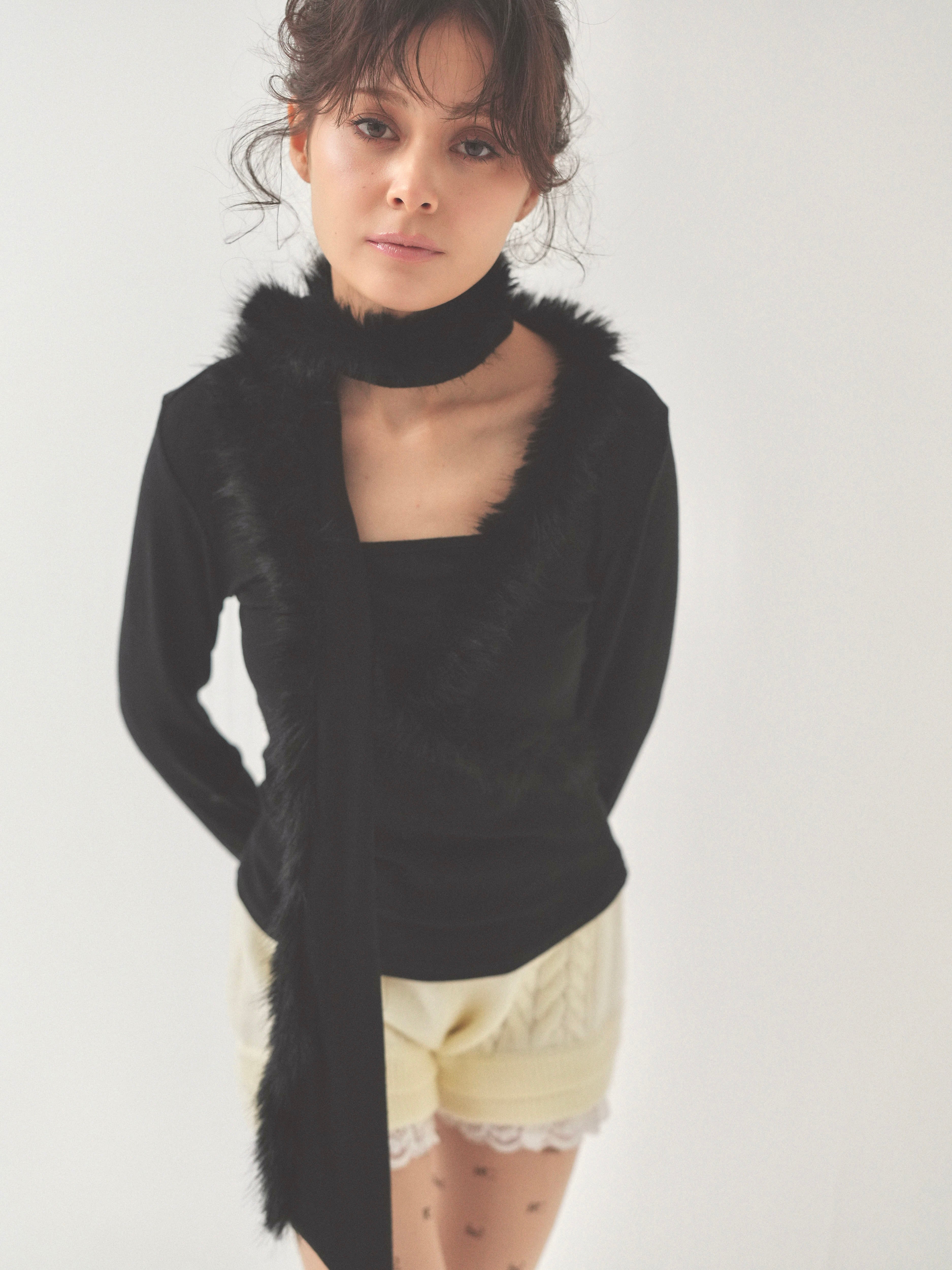 baby fur - tie tops