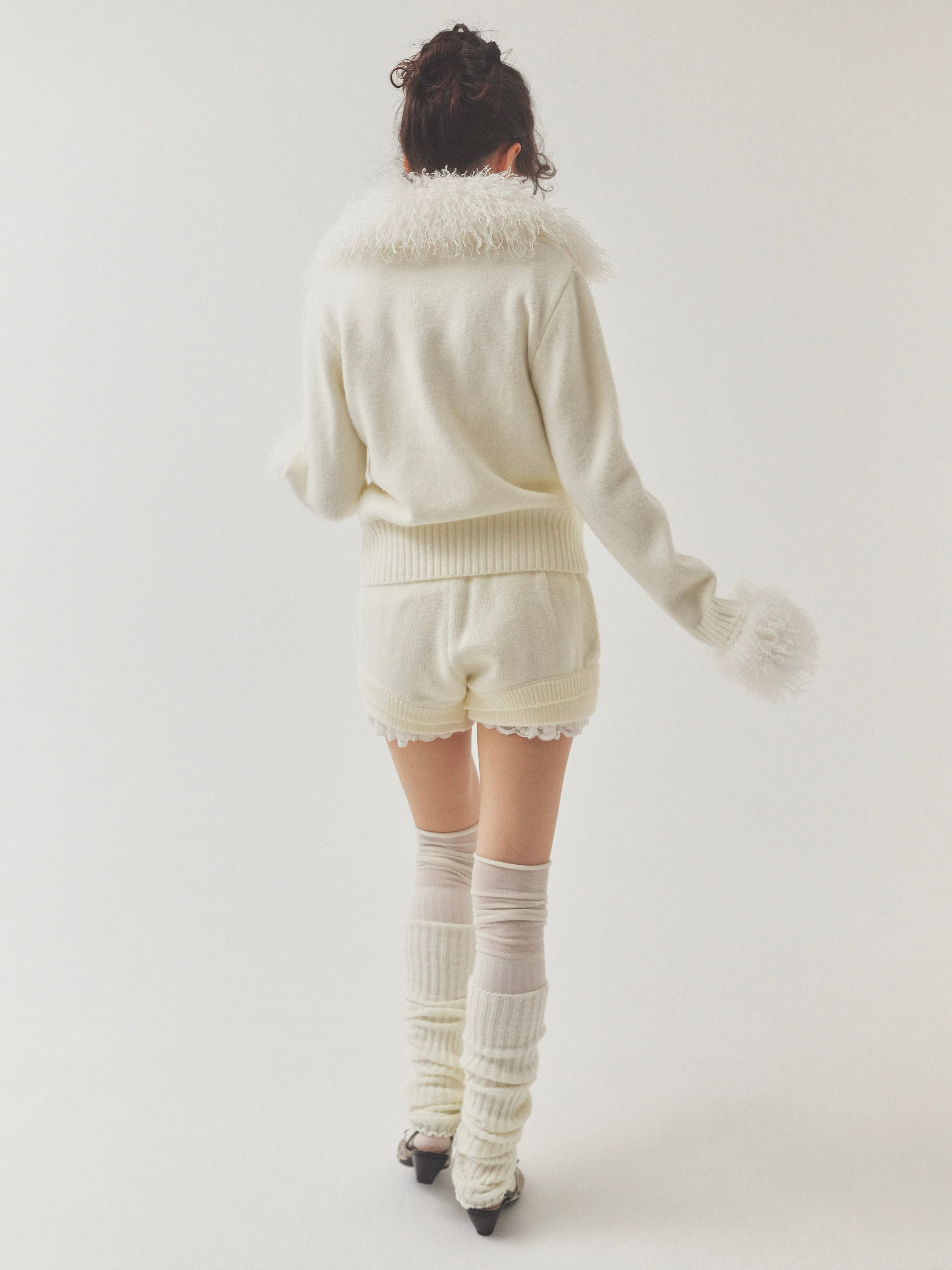 fur zipknit