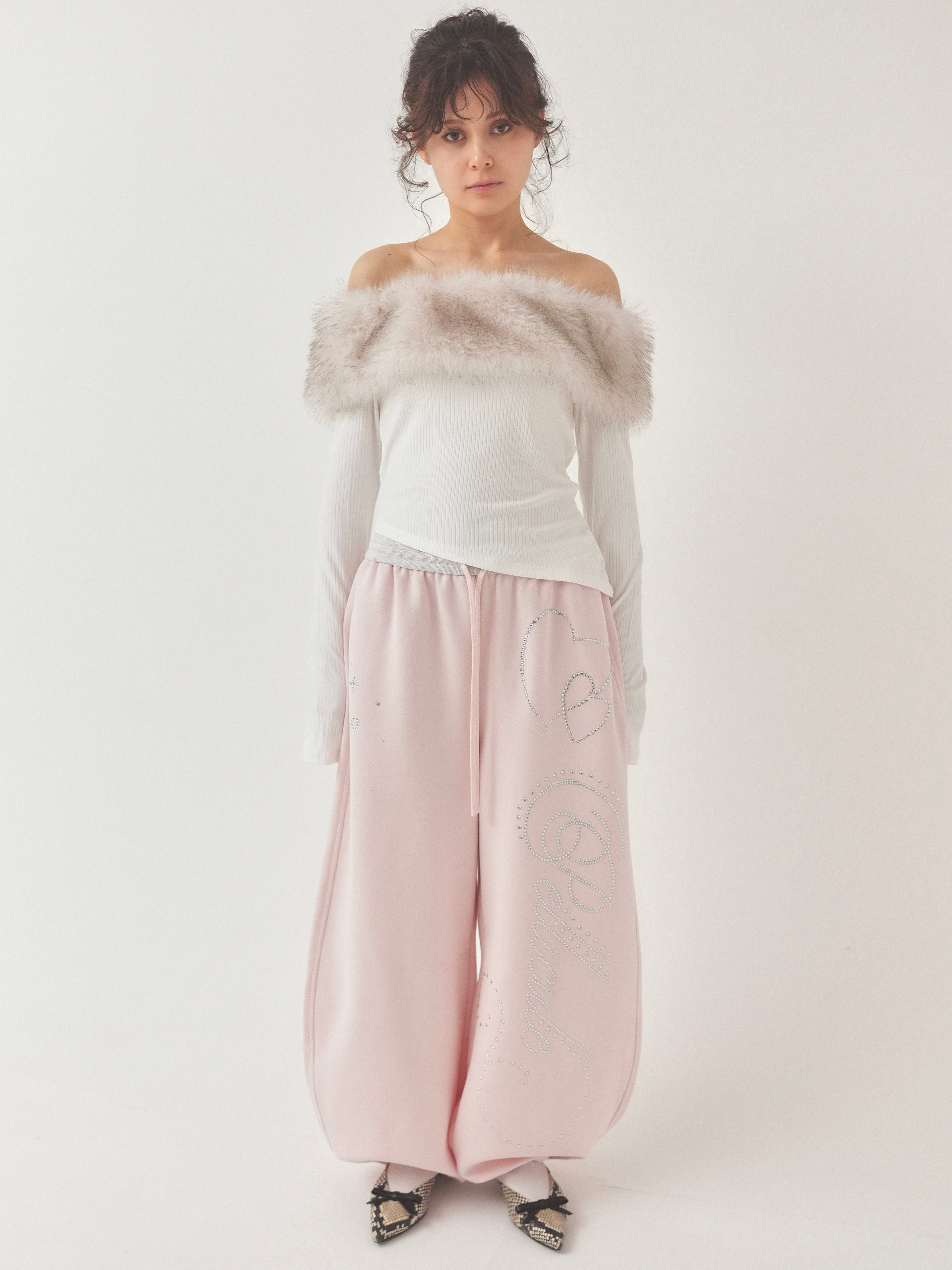 baby fur - off shoulder