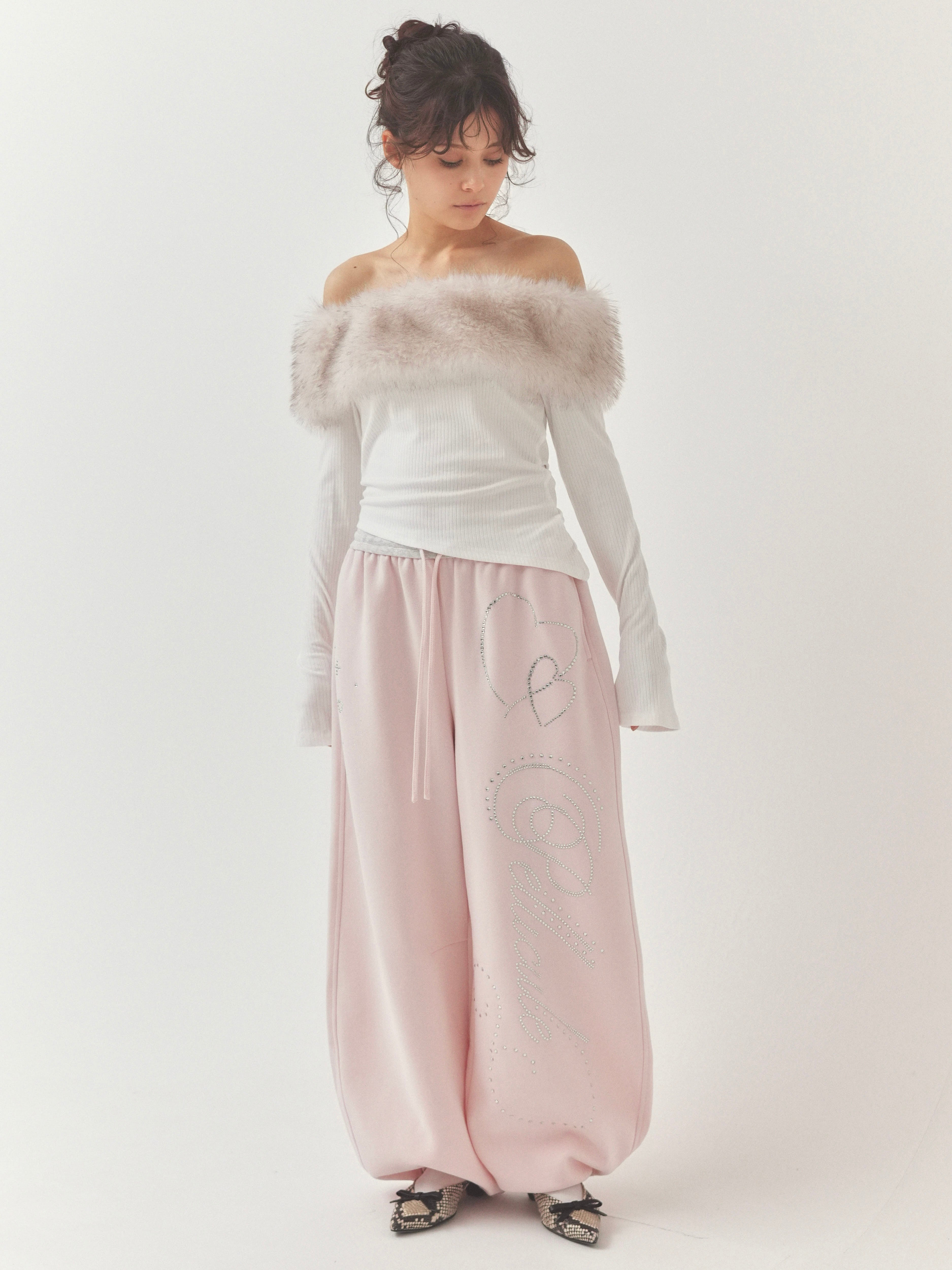 baby fur - off shoulder