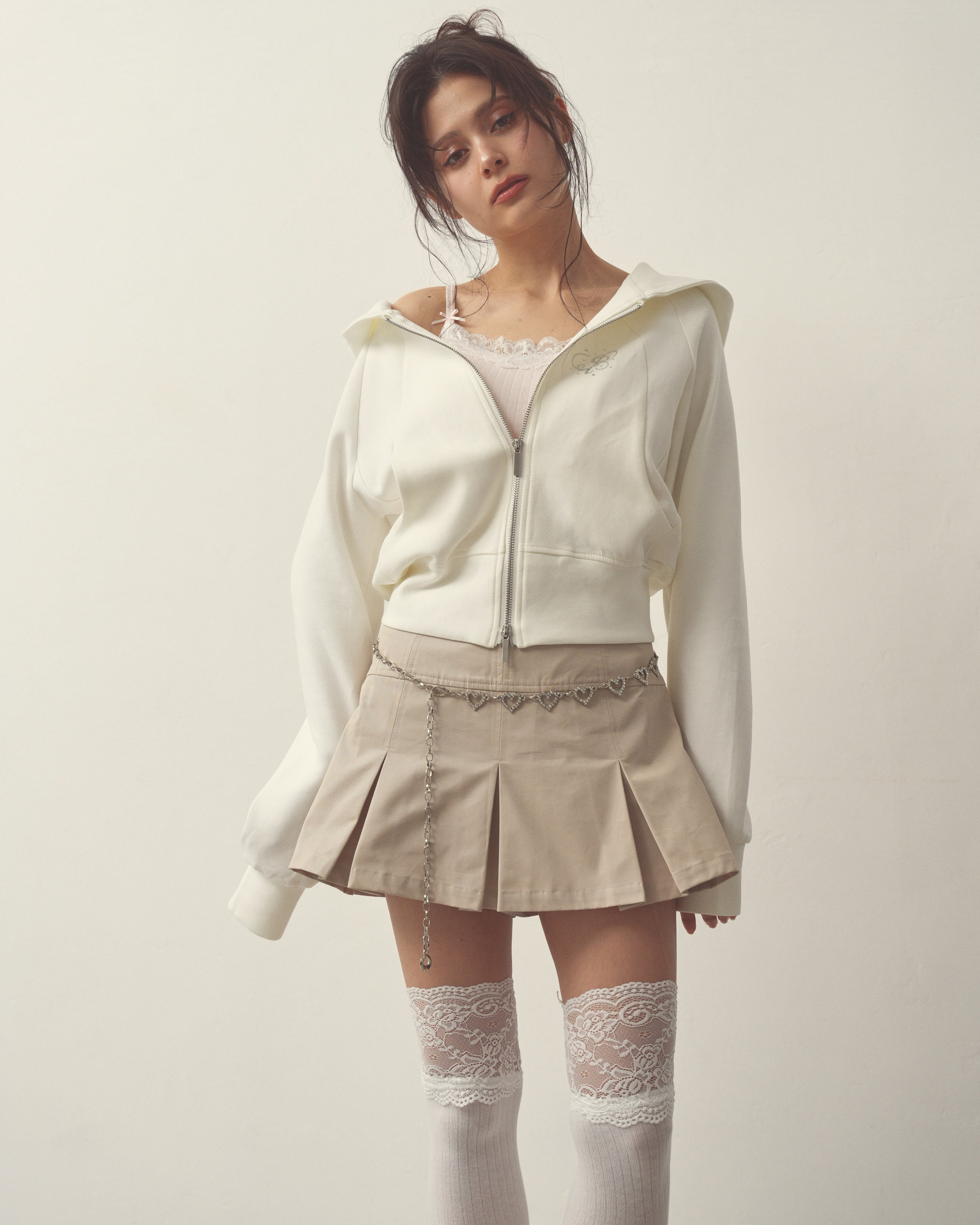 eyelet ribbon camisole