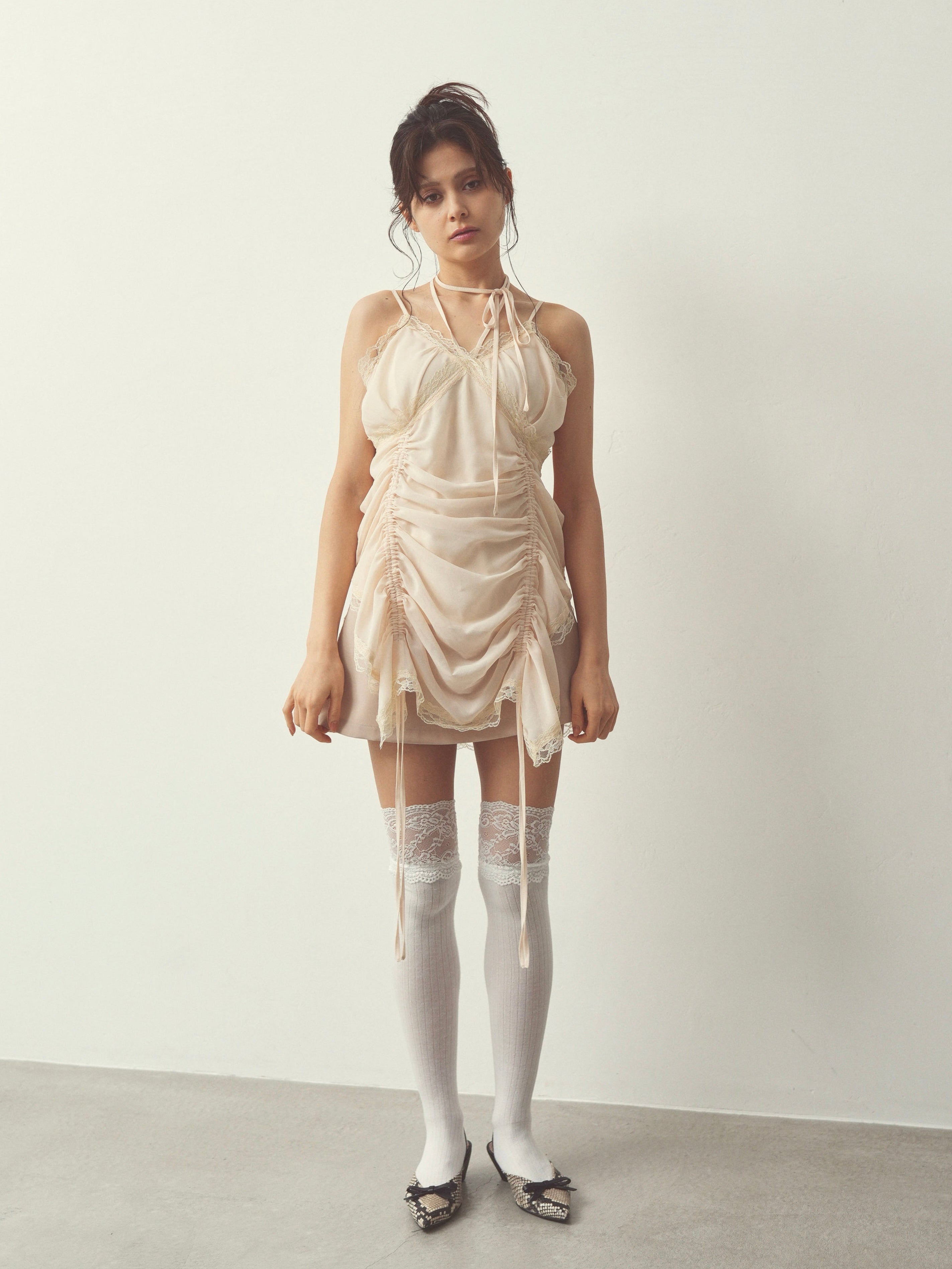 chiffon gather mini op