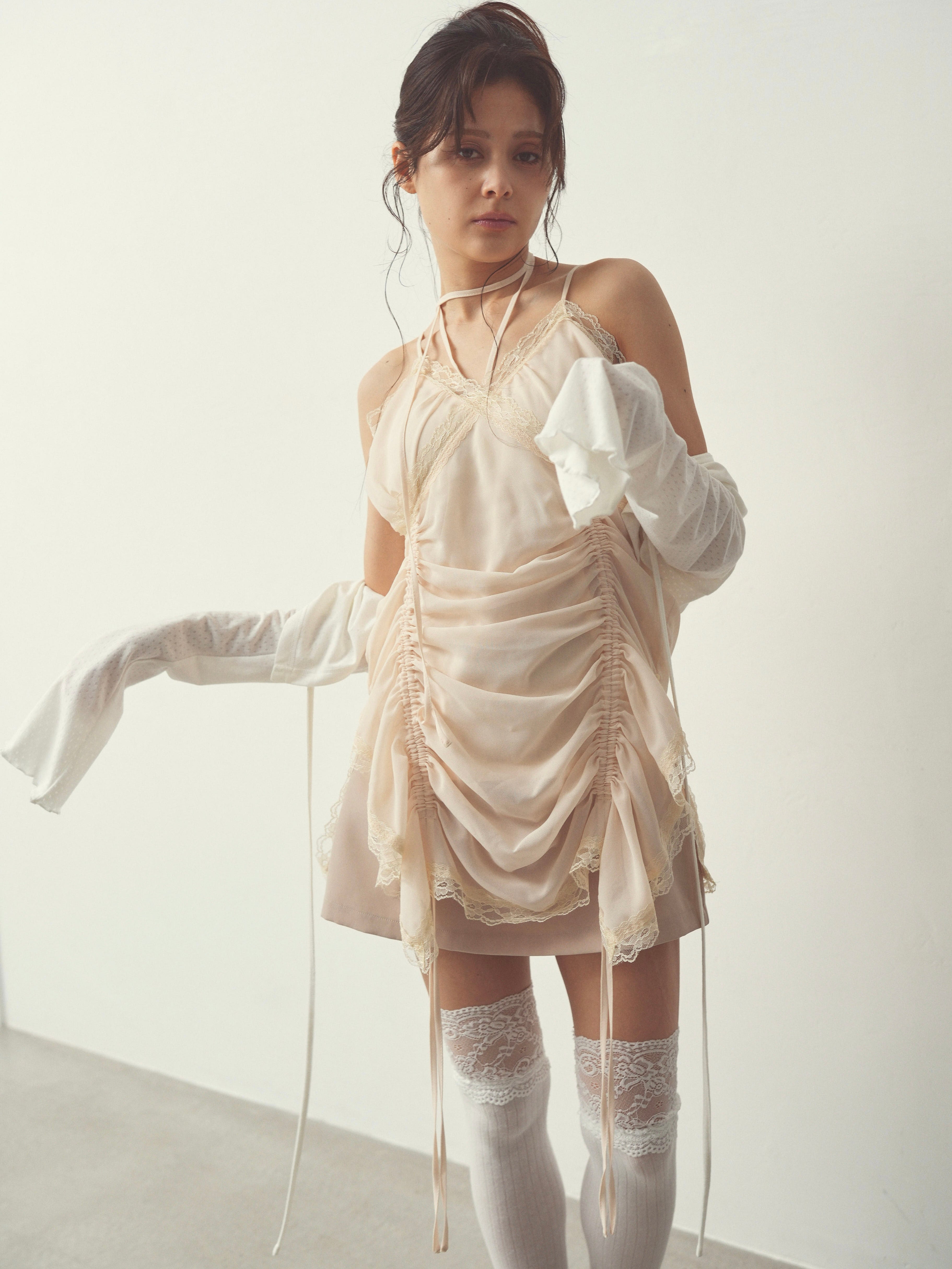 chiffon gather mini op