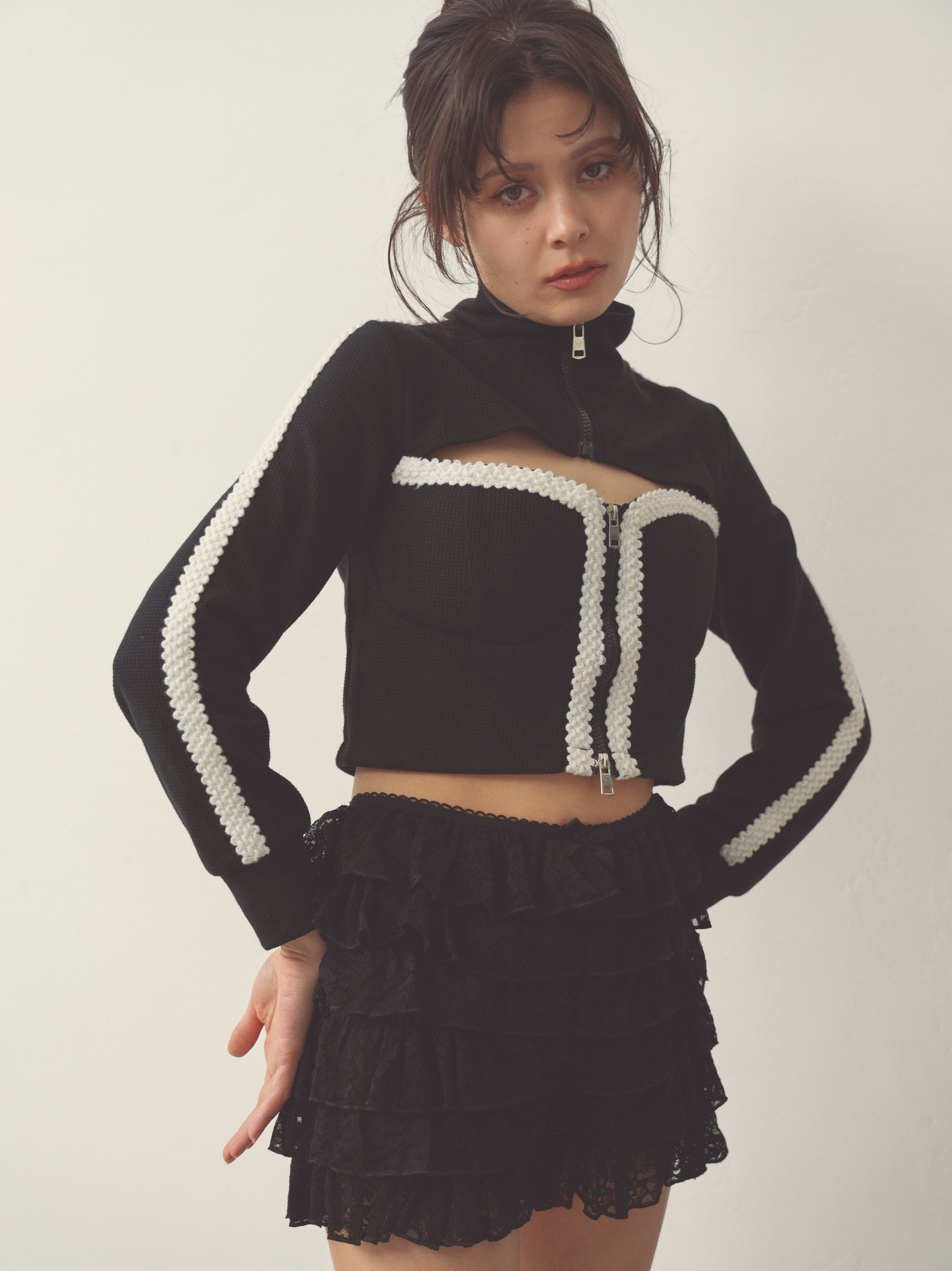 cutout corset tops