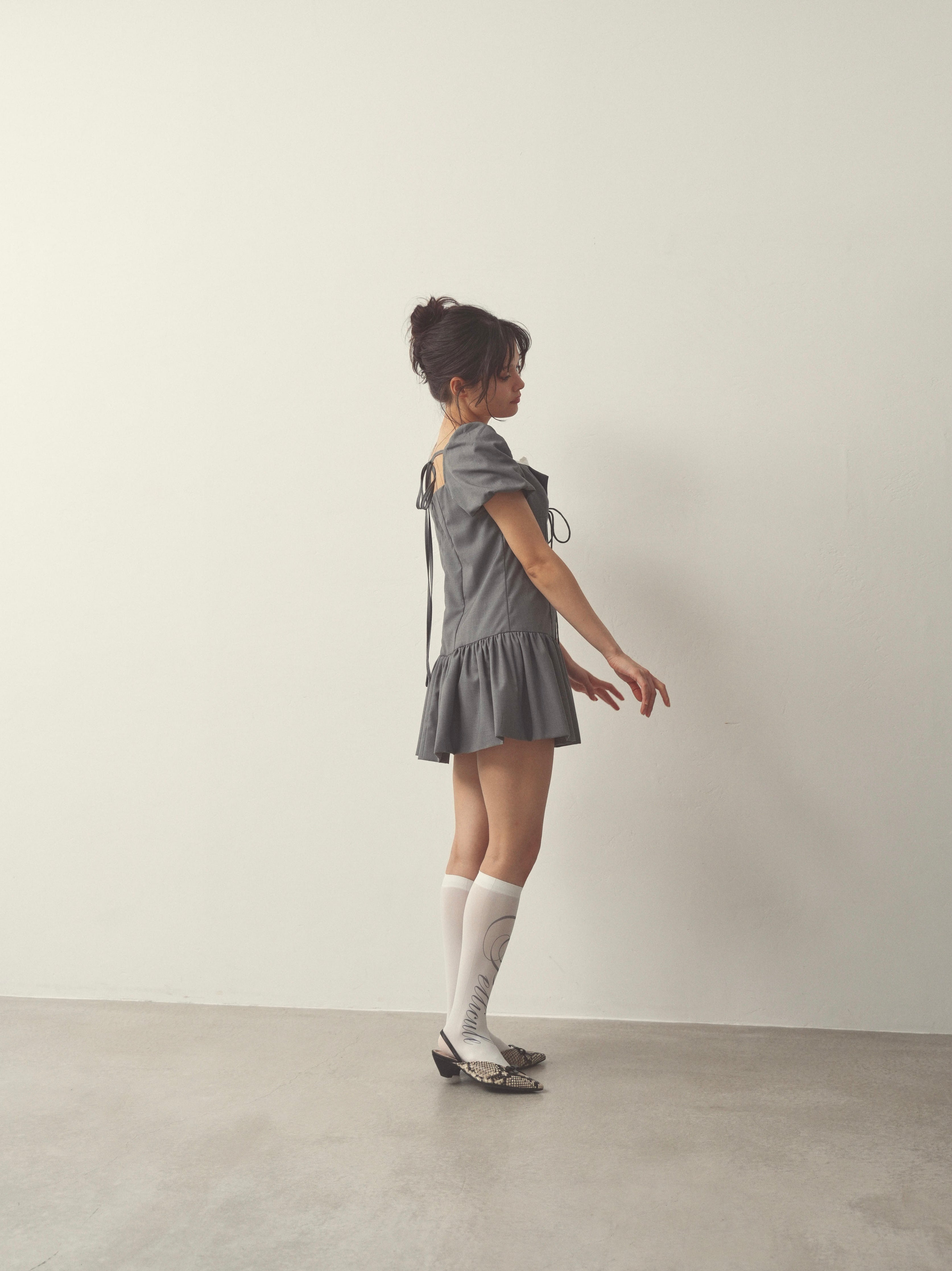 pointlace puff onepiece