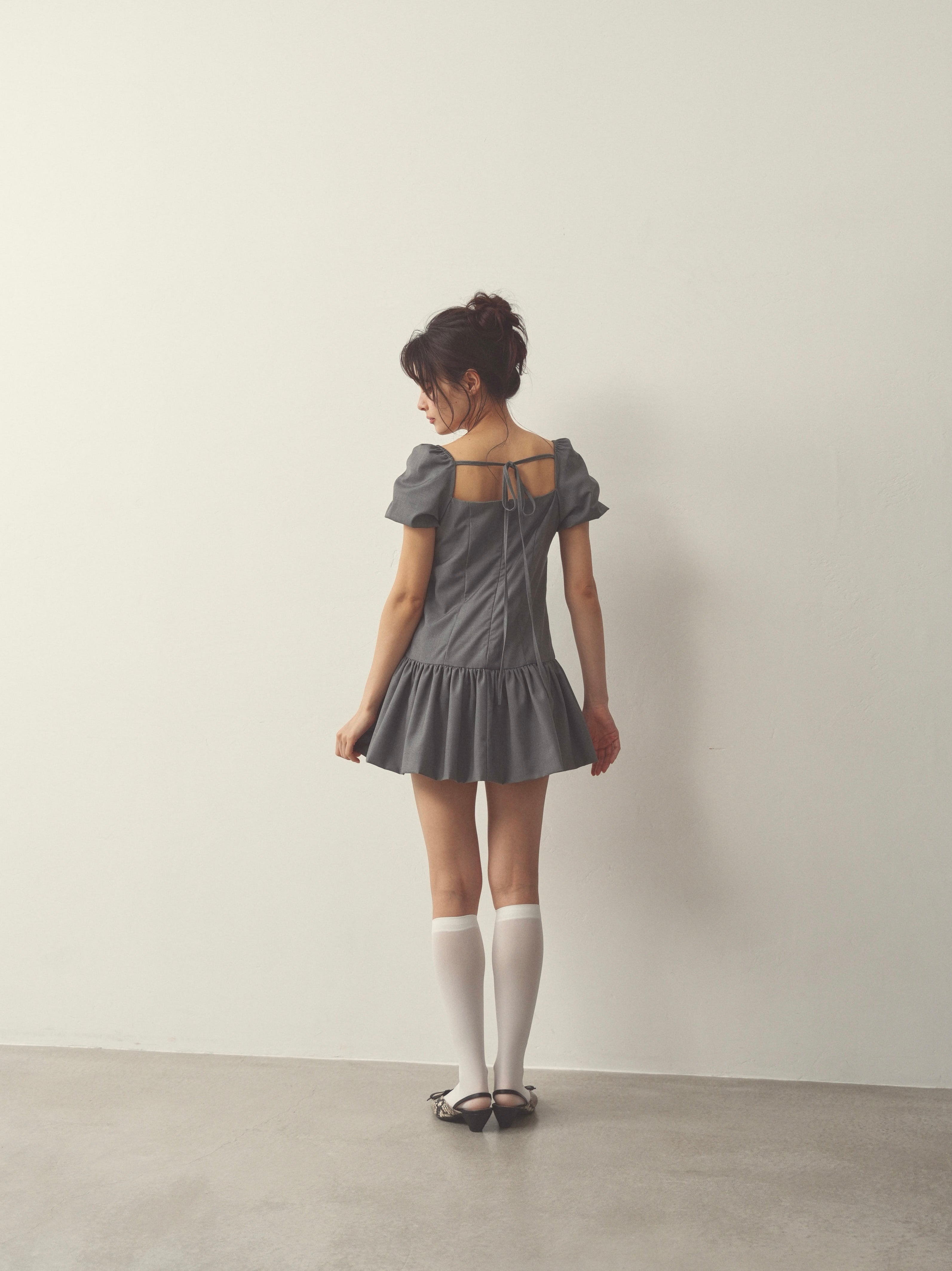 pointlace puff onepiece