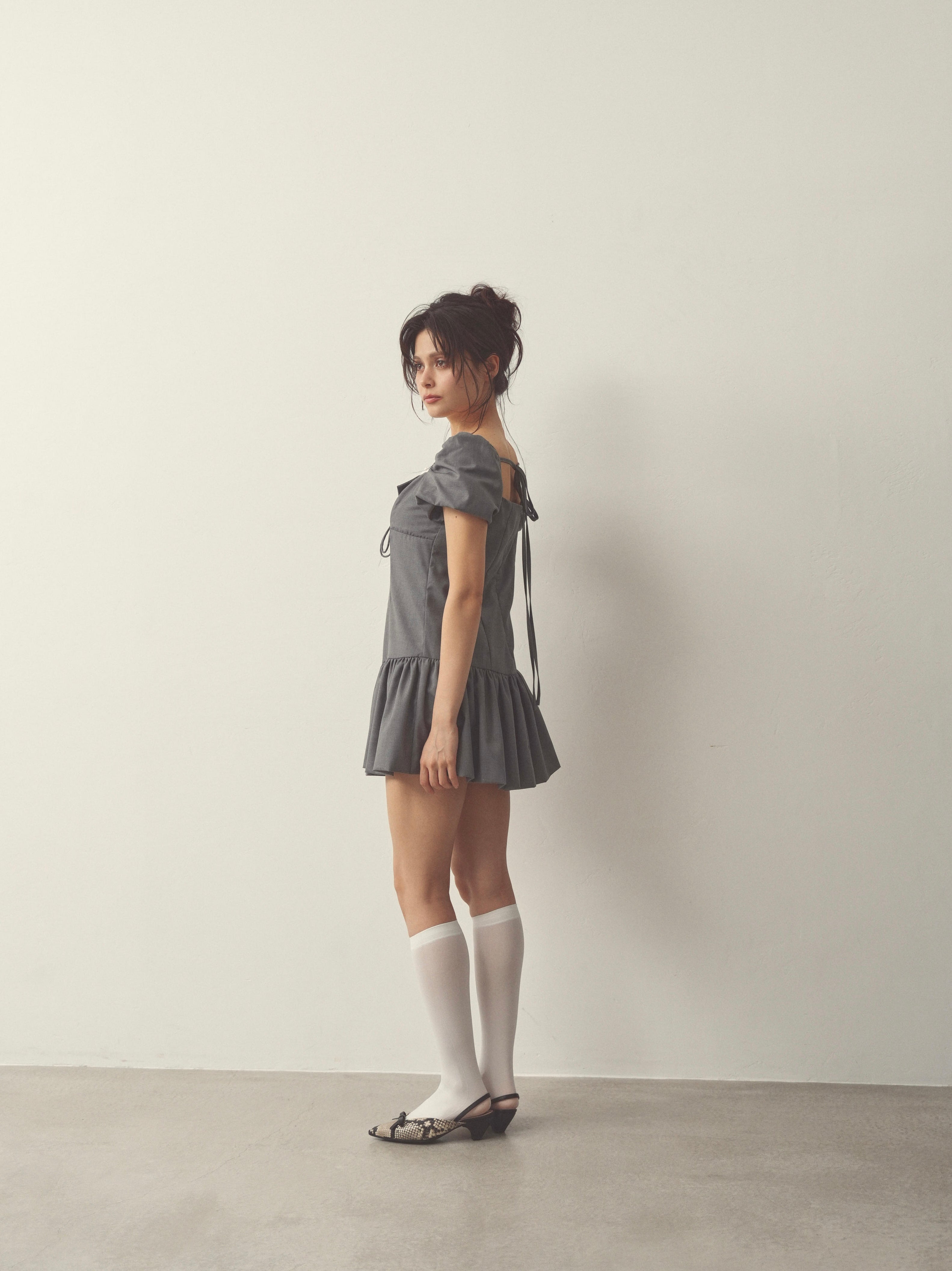 pointlace puff onepiece