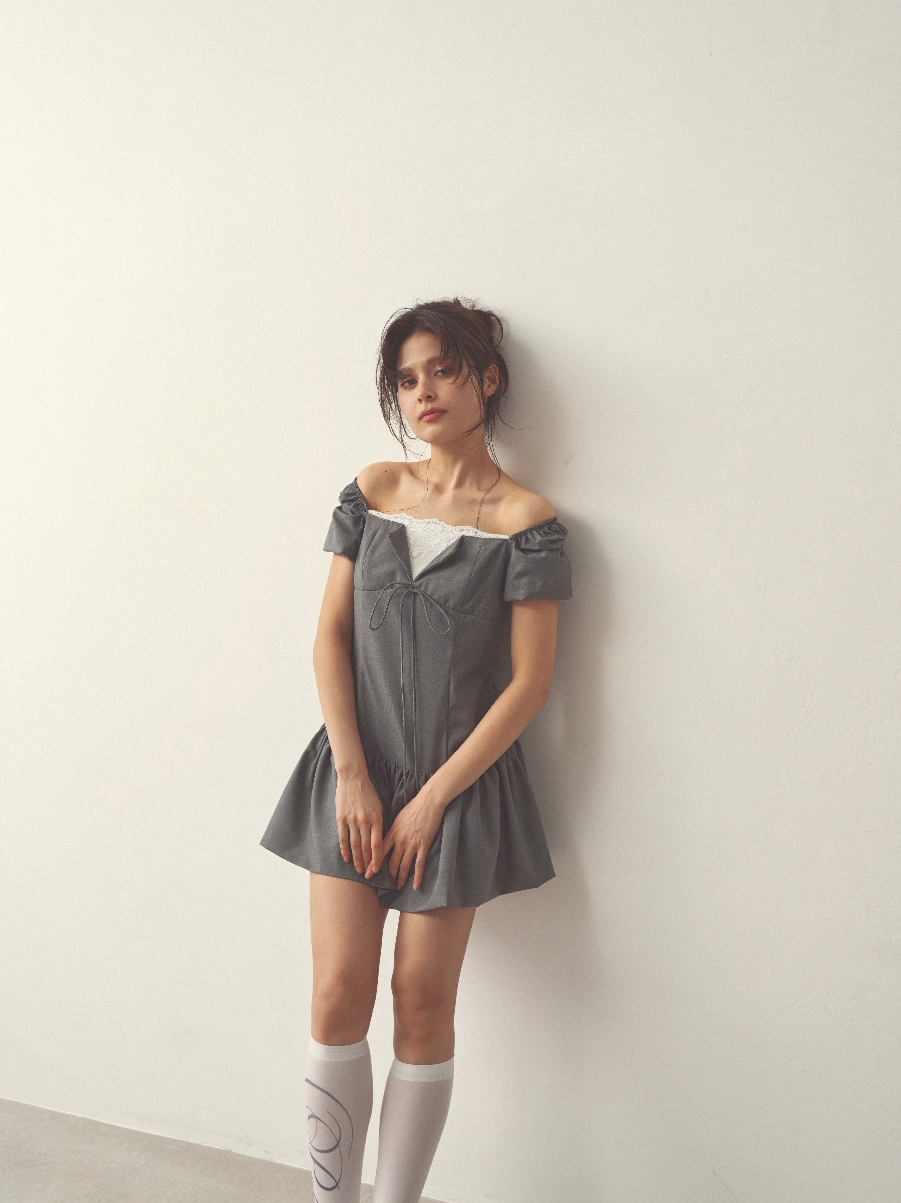 pointlace puff onepiece