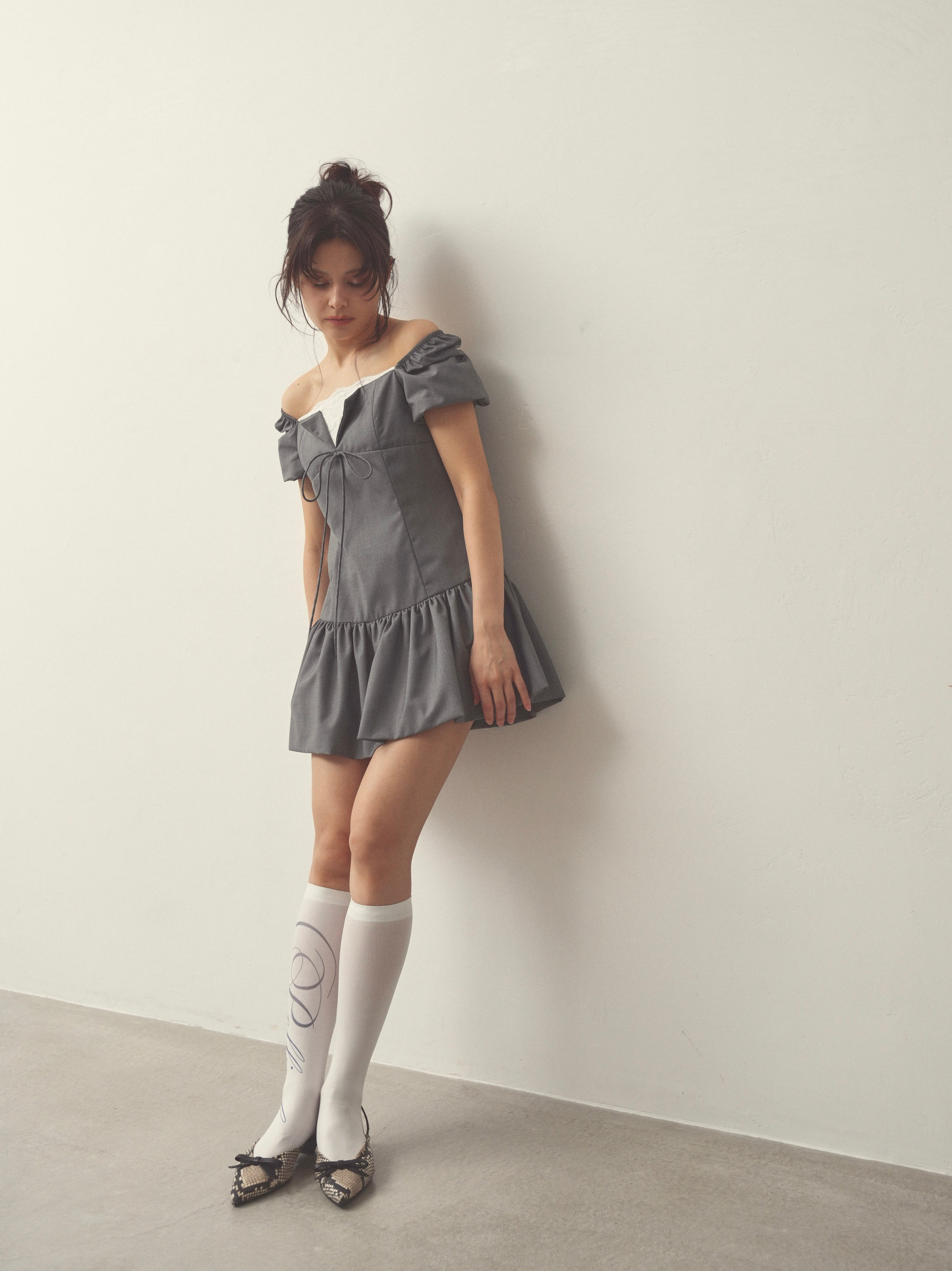 pointlace puff onepiece