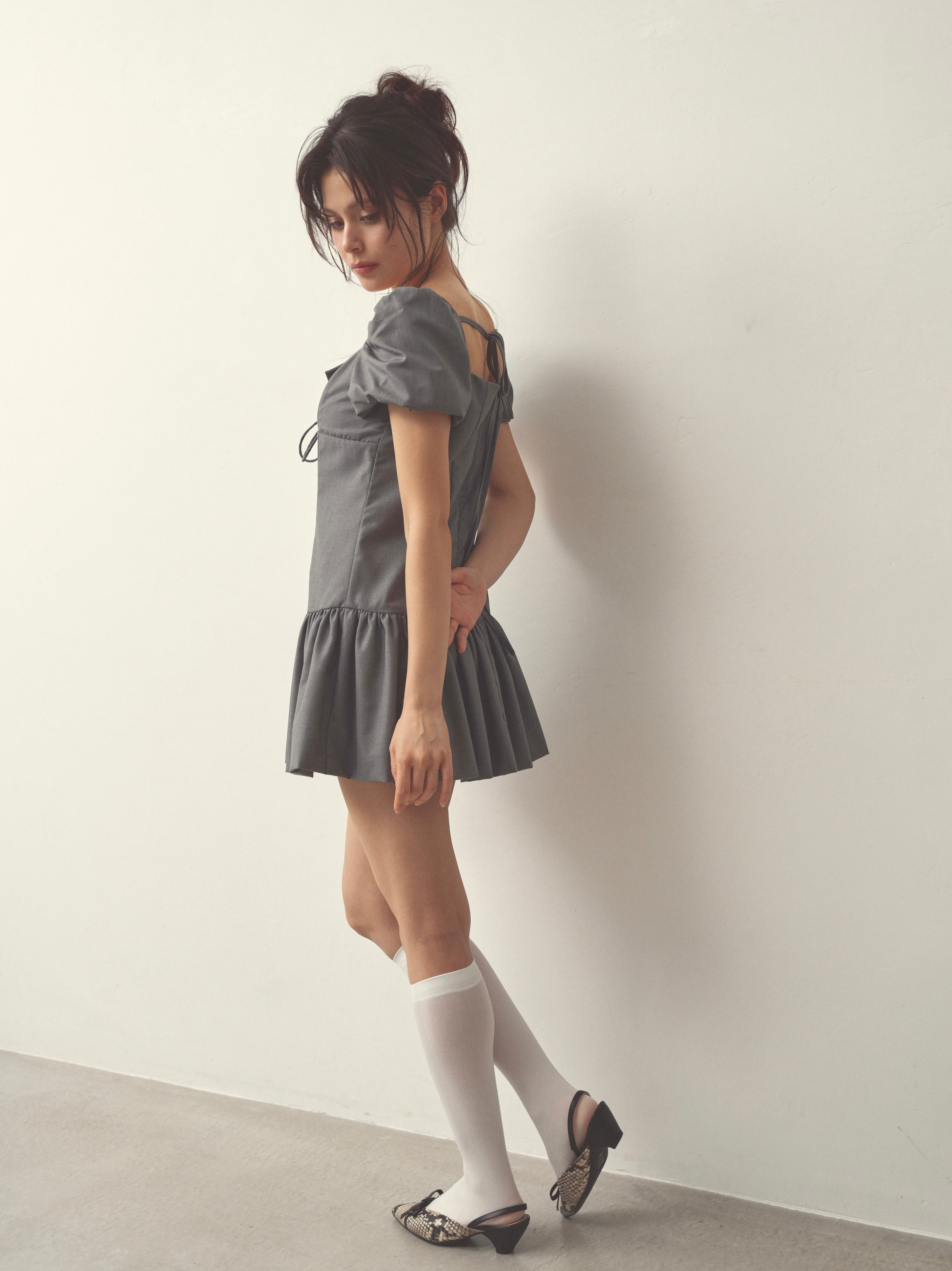 pointlace puff onepiece