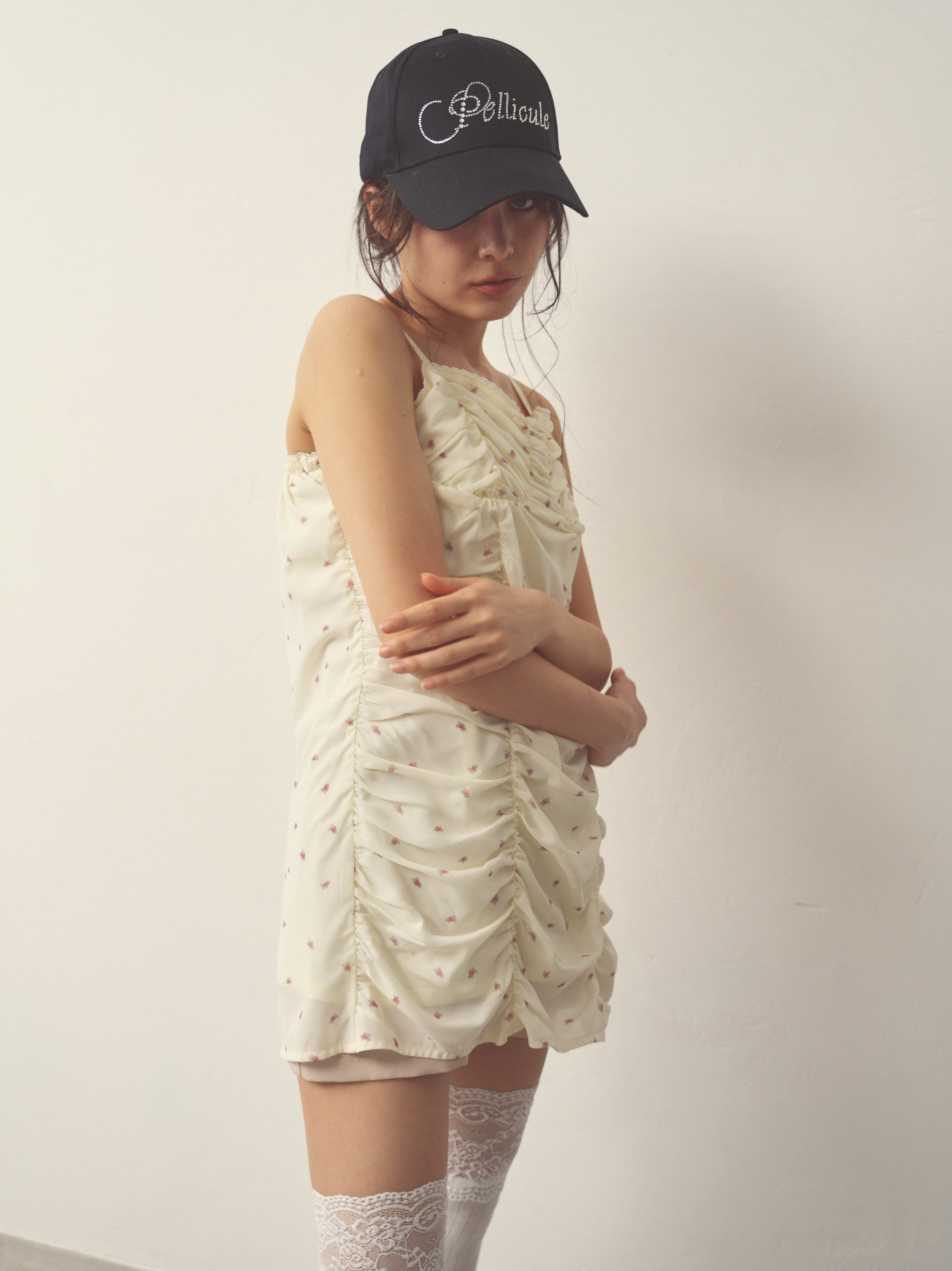 girlish gather mini onepiece