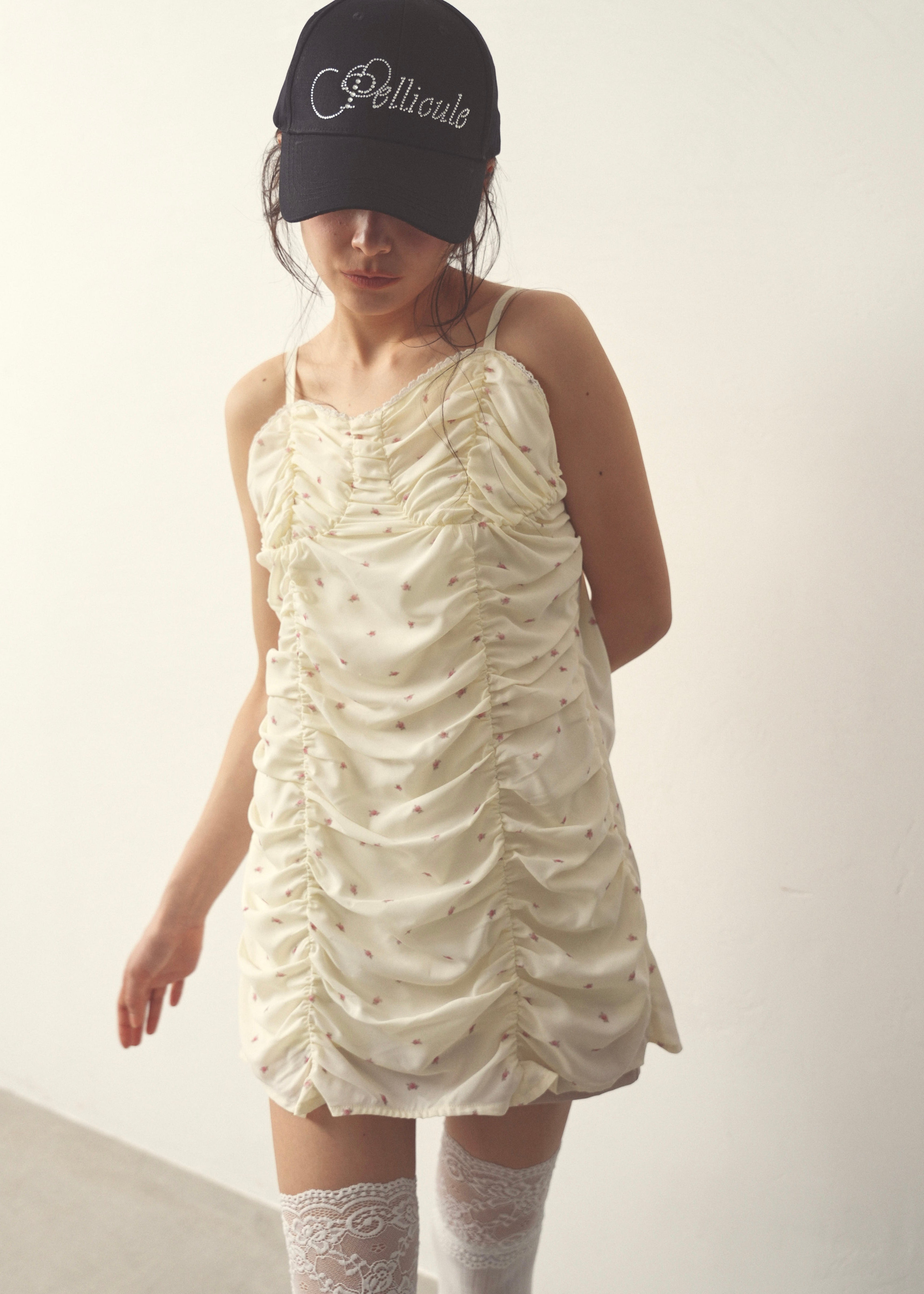 girlish gather mini onepiece