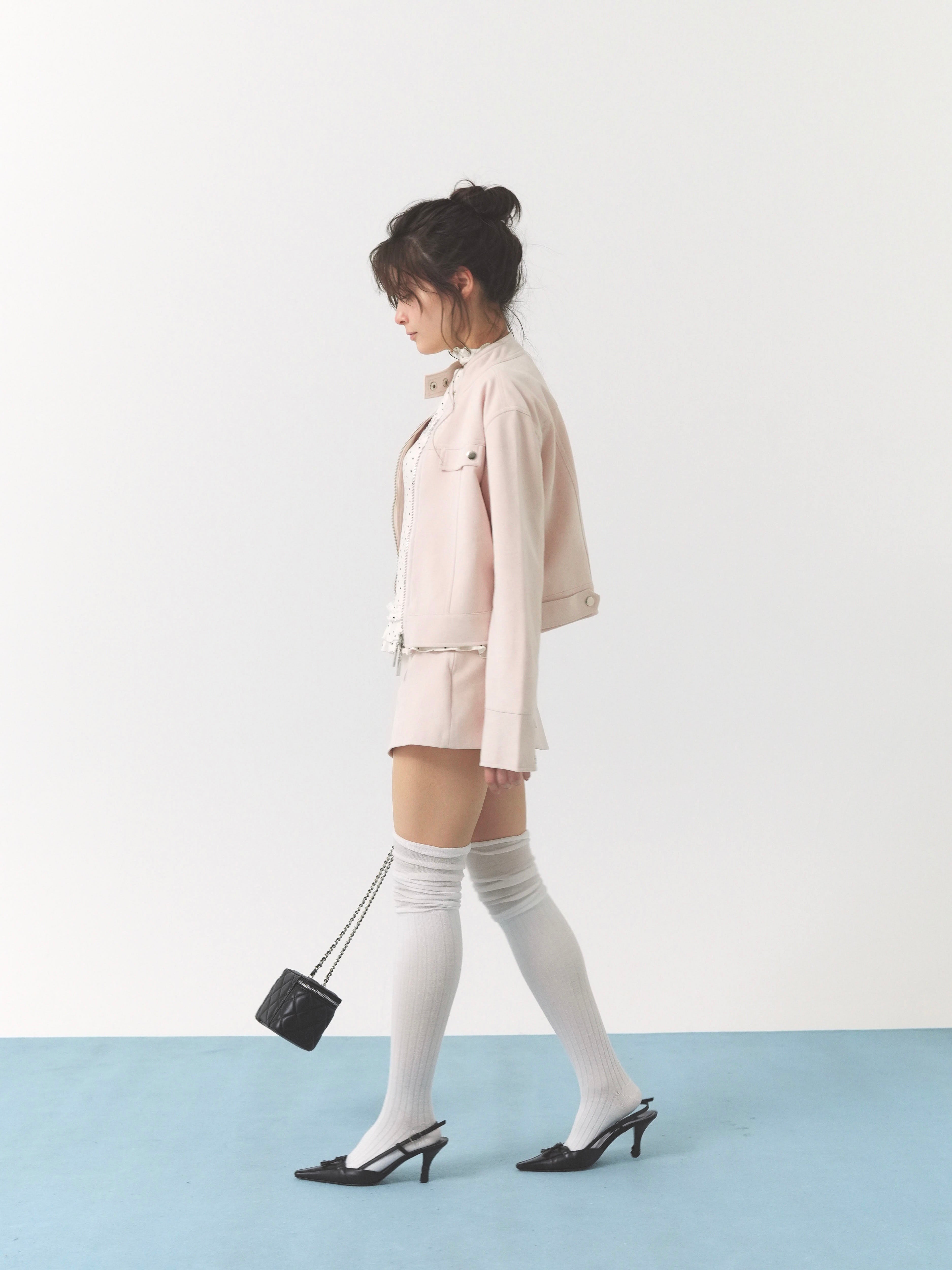 Peach peel skirt