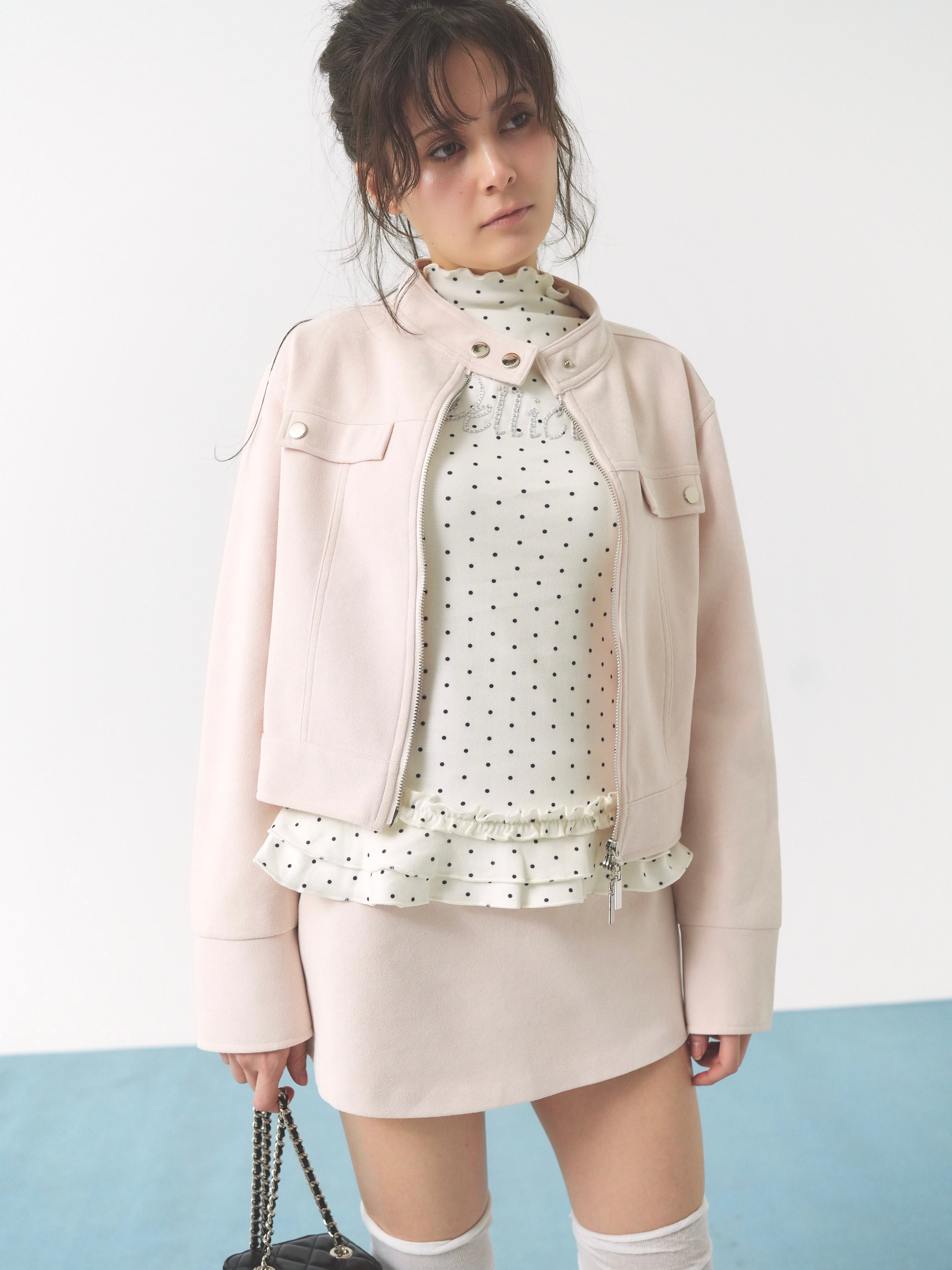 Peach peel jacket