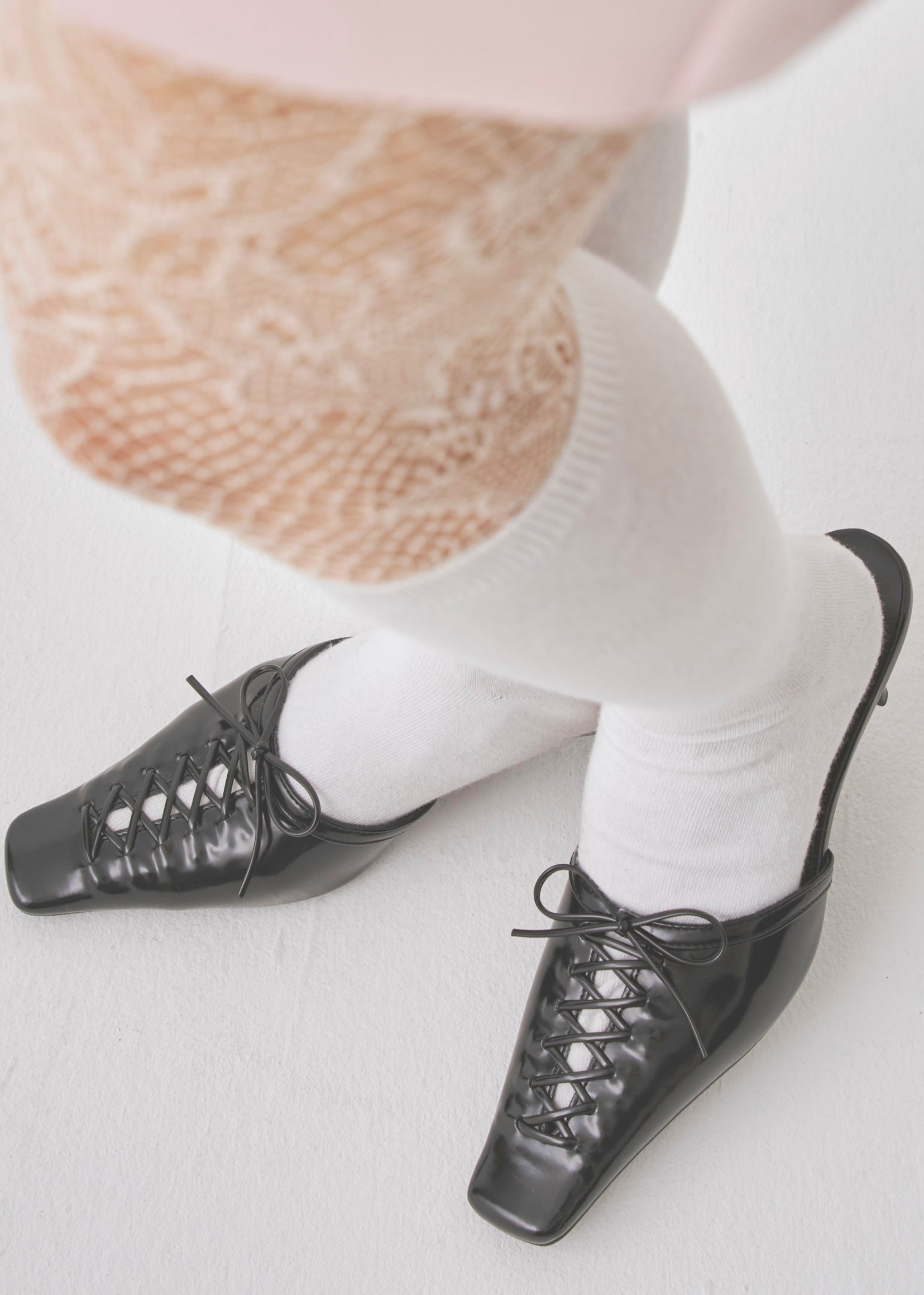 lace up mule sandal