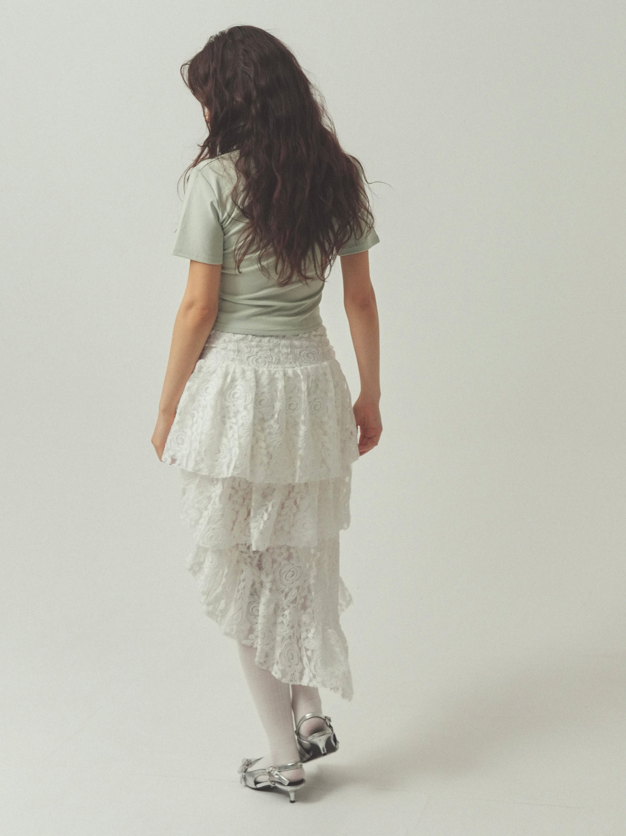 lace bouquet skirt