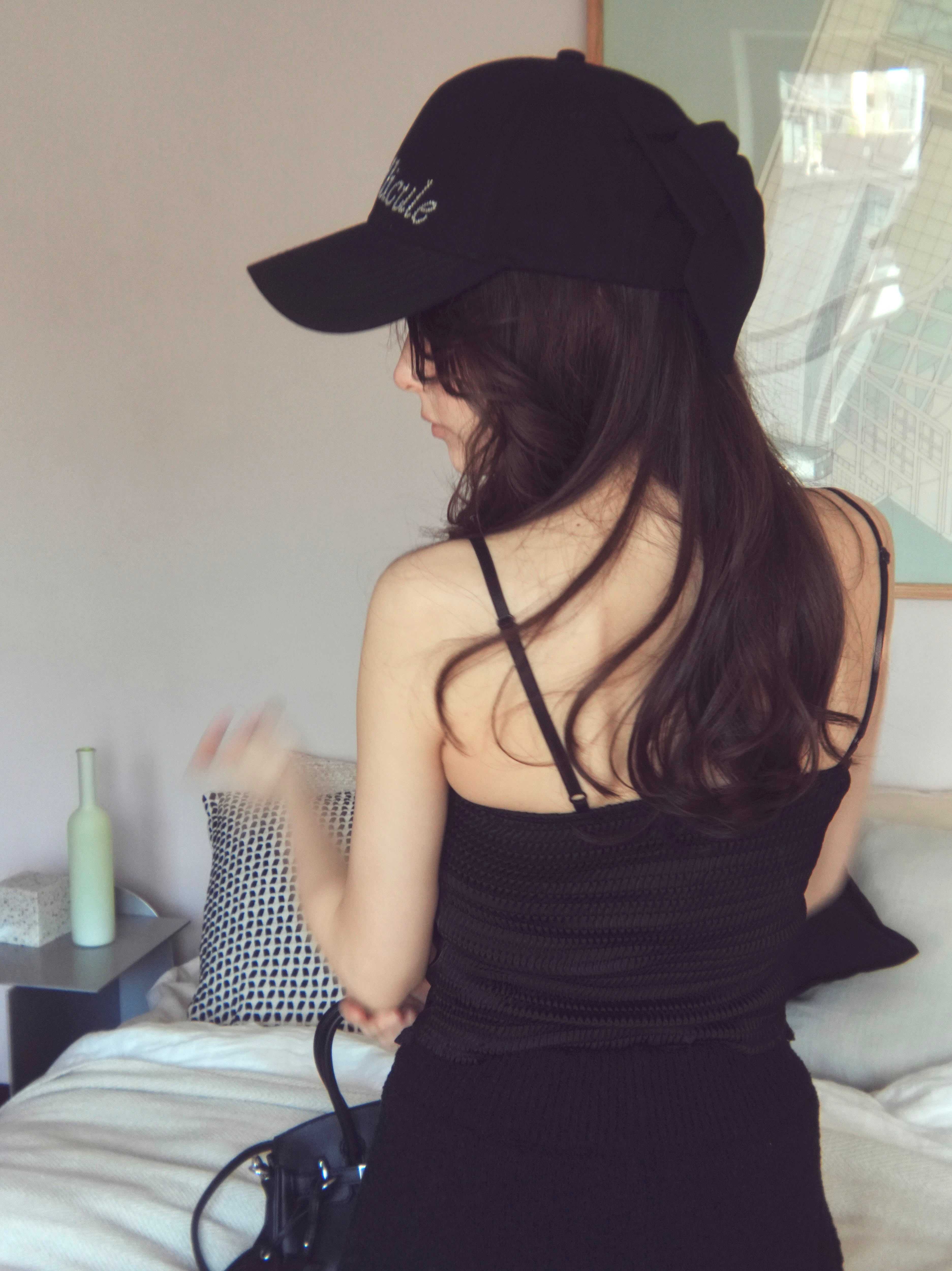 backribbon bijou cap
