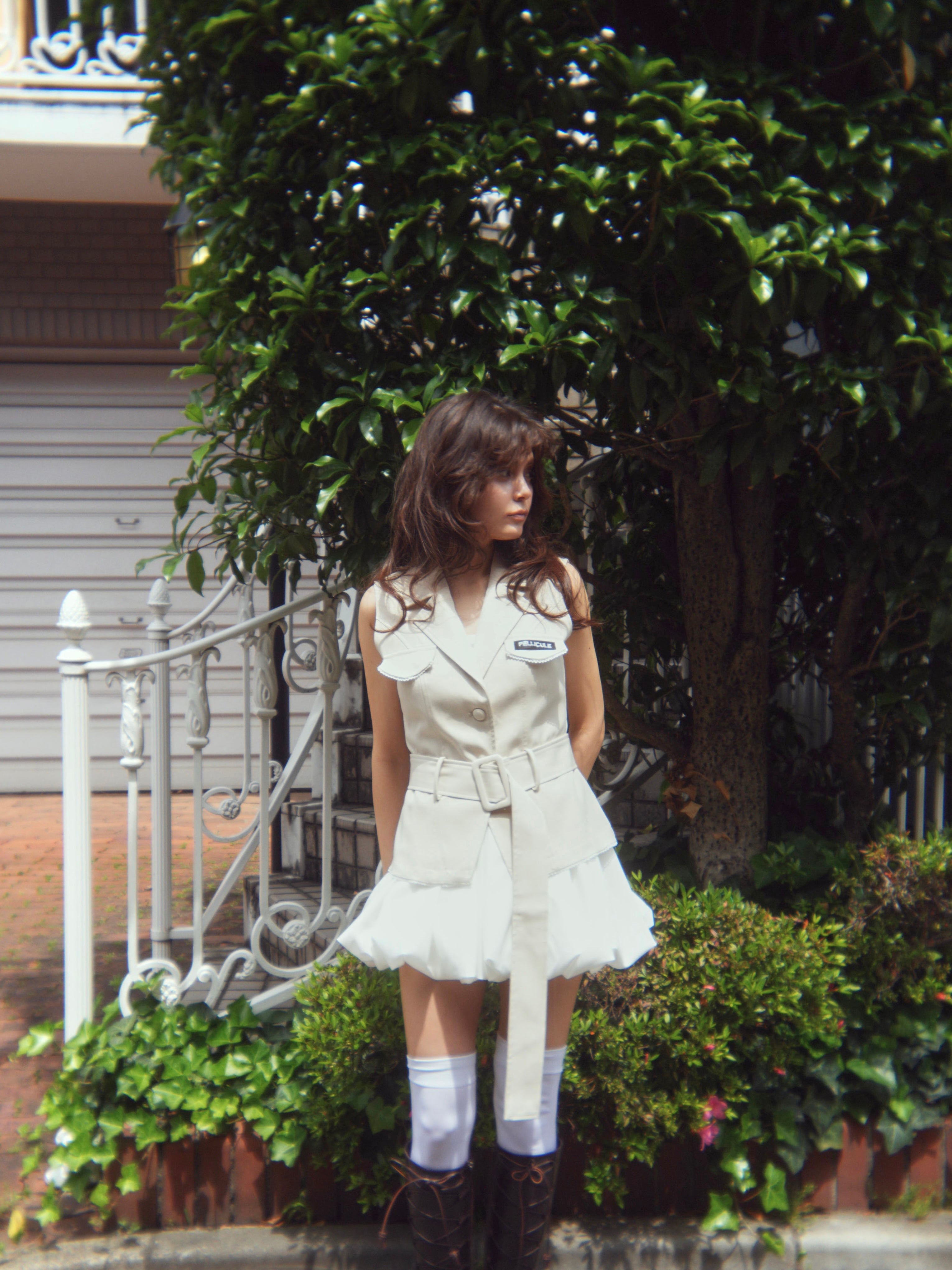 trench blouse jacket