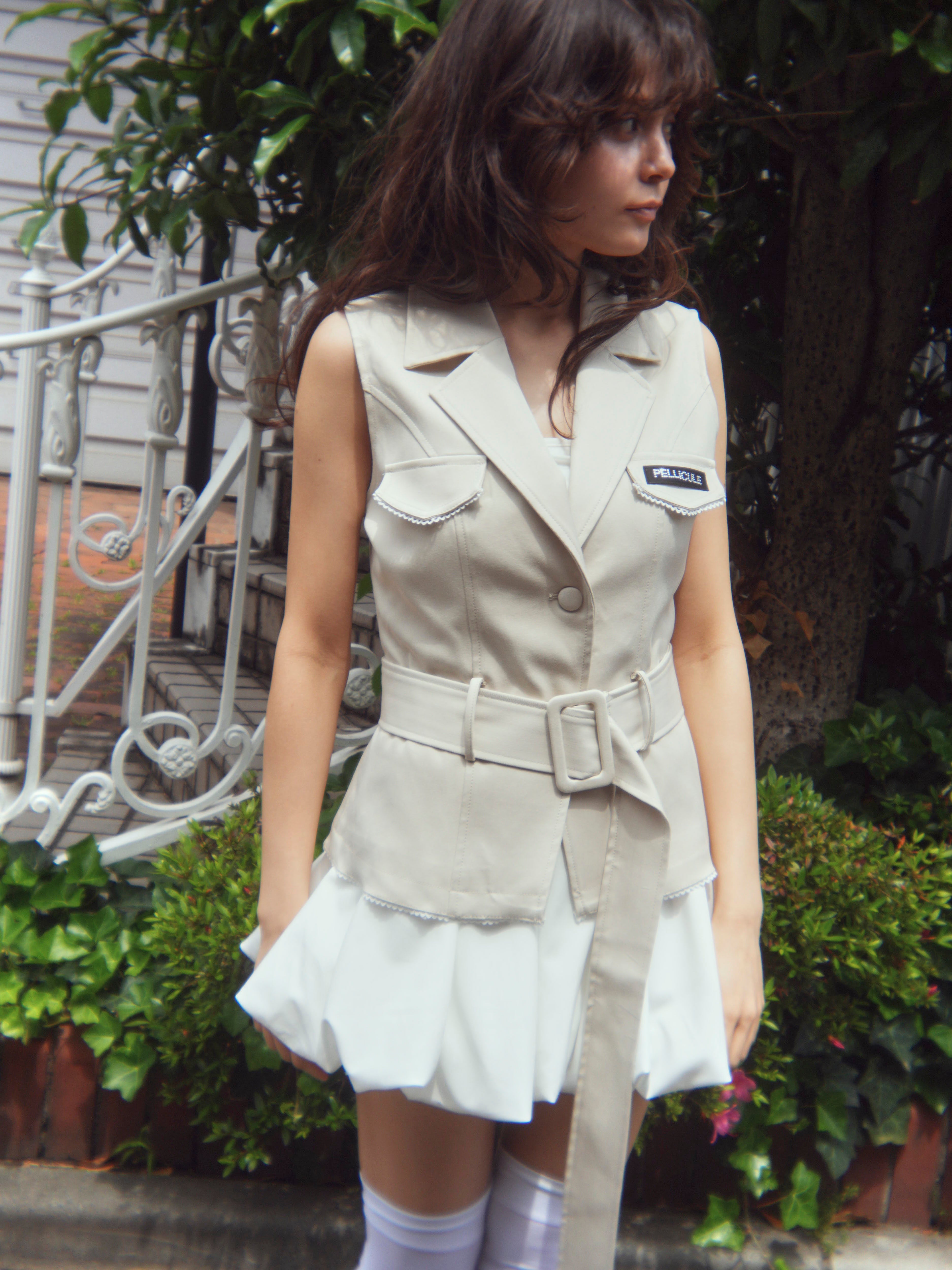 trench blouse jacket