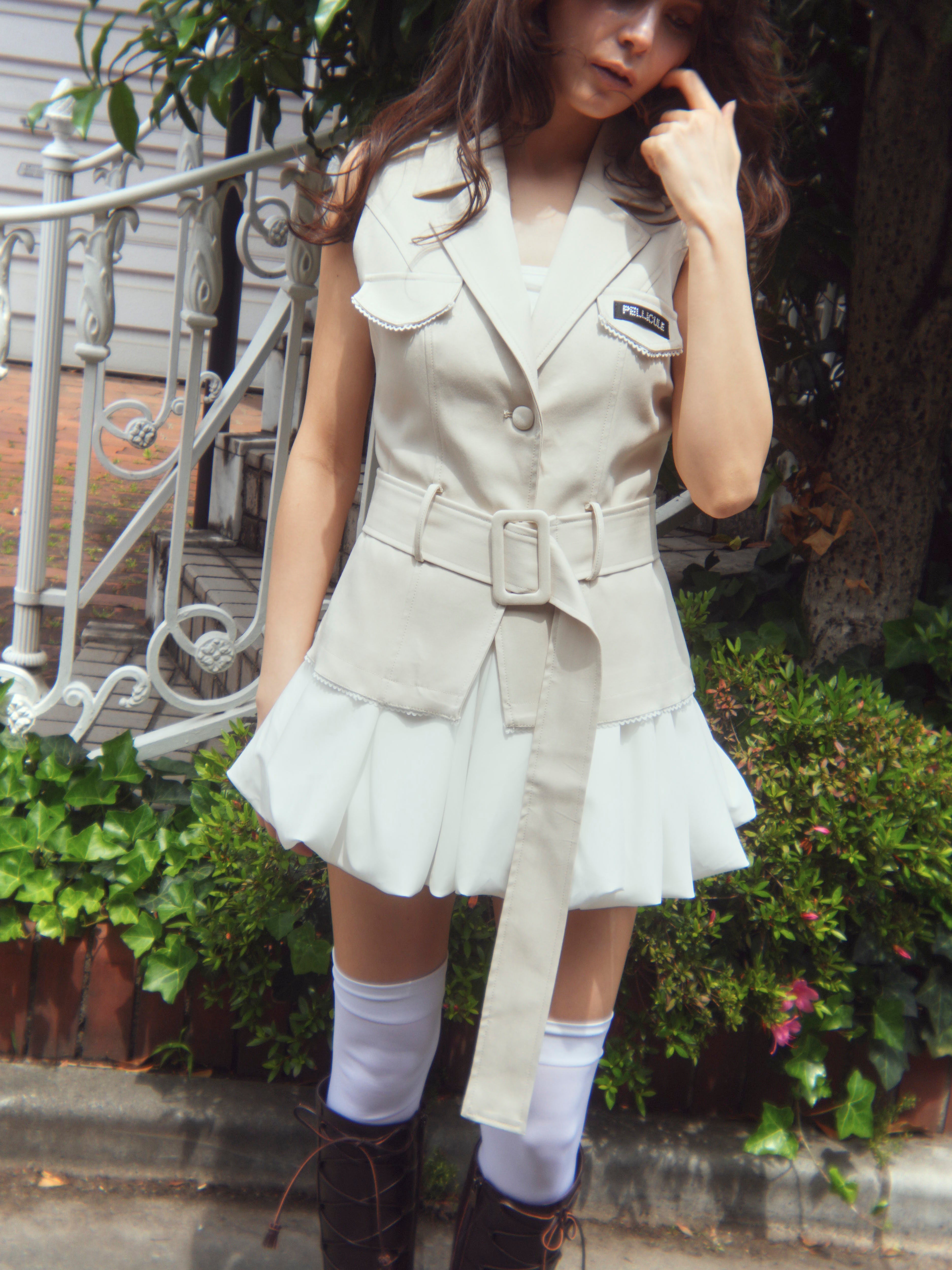 trench blouse jacket