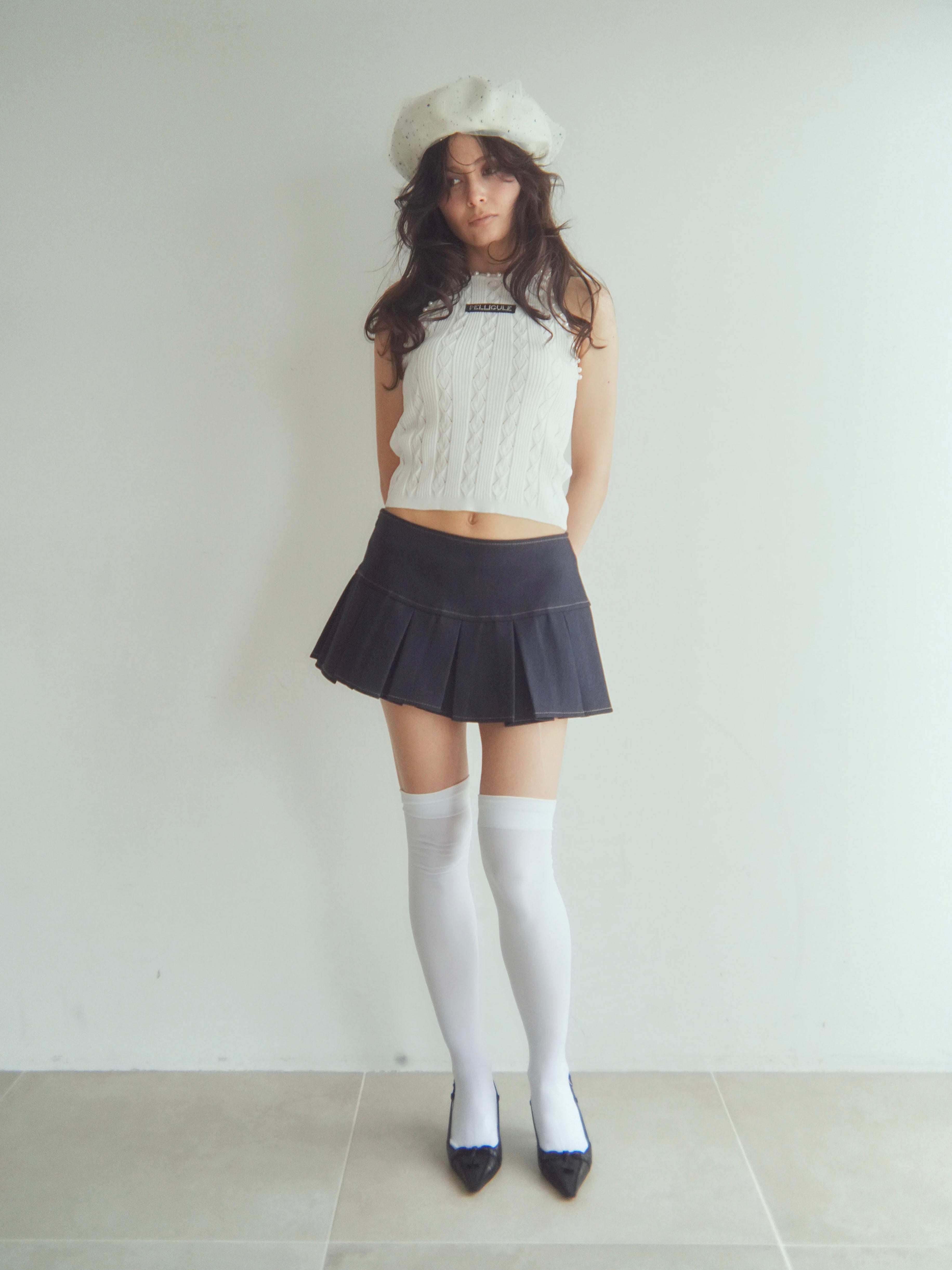 pearl halter camisole