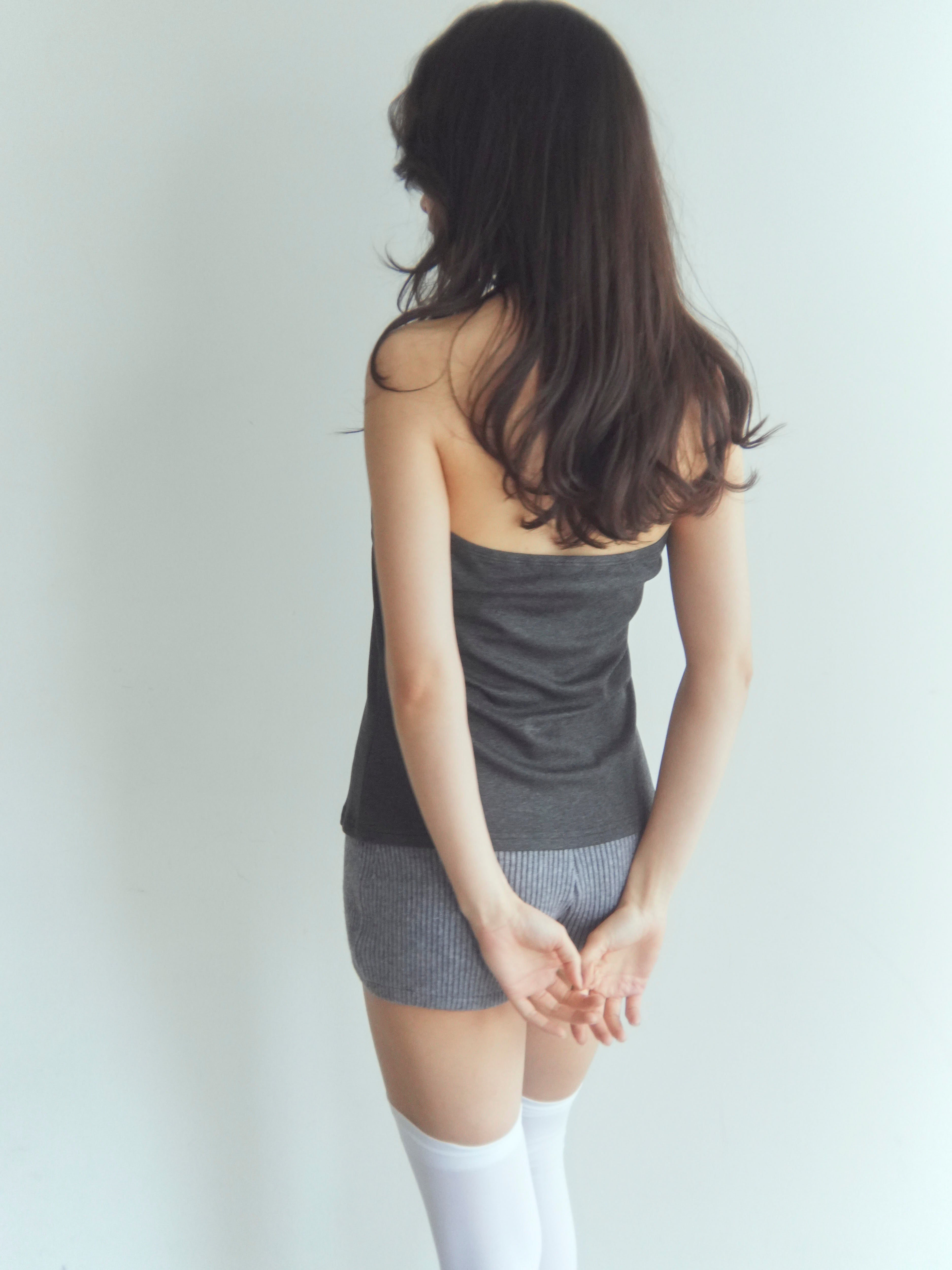 frontgather halter camisole