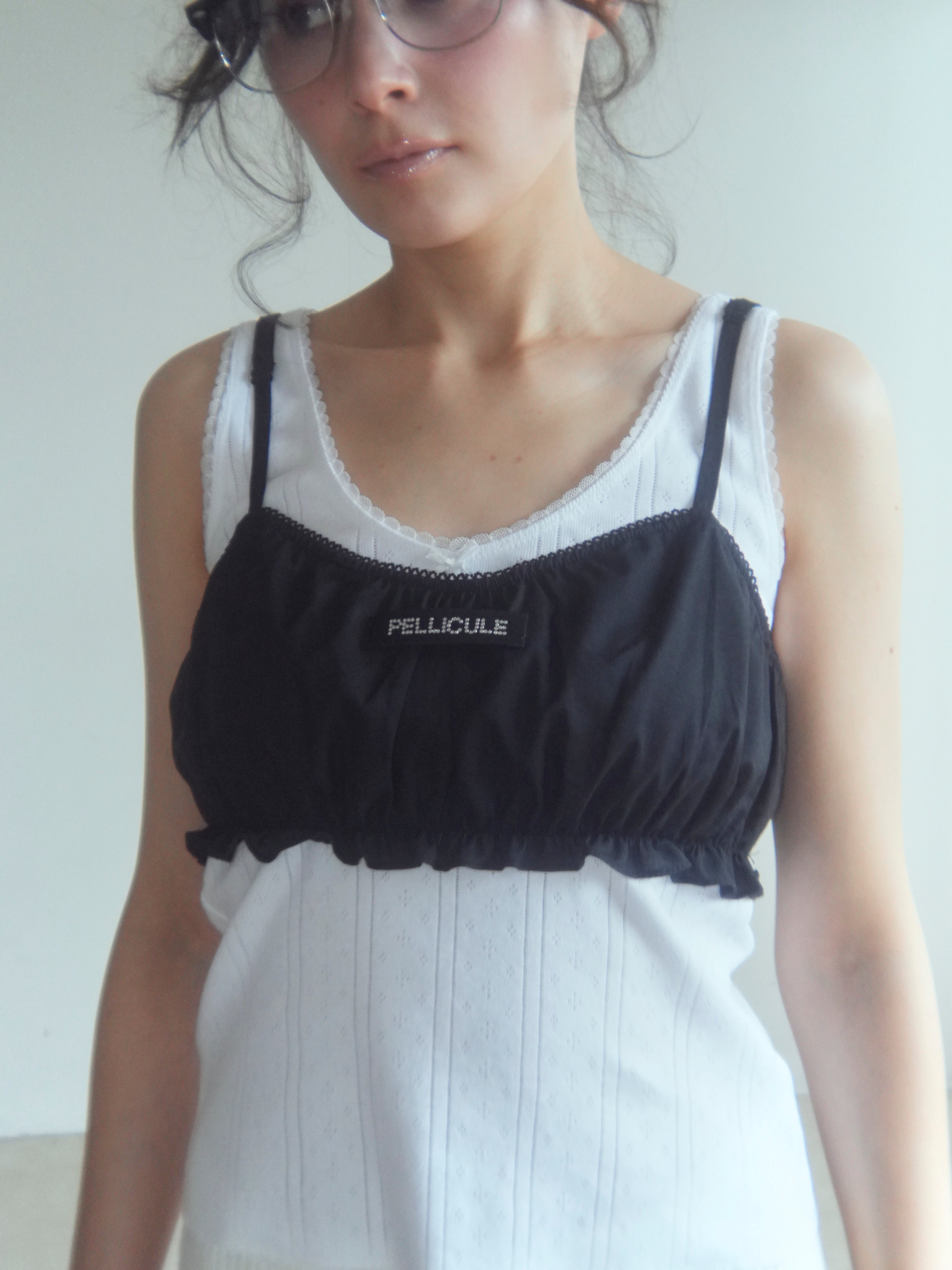 eyelet flower tank top
