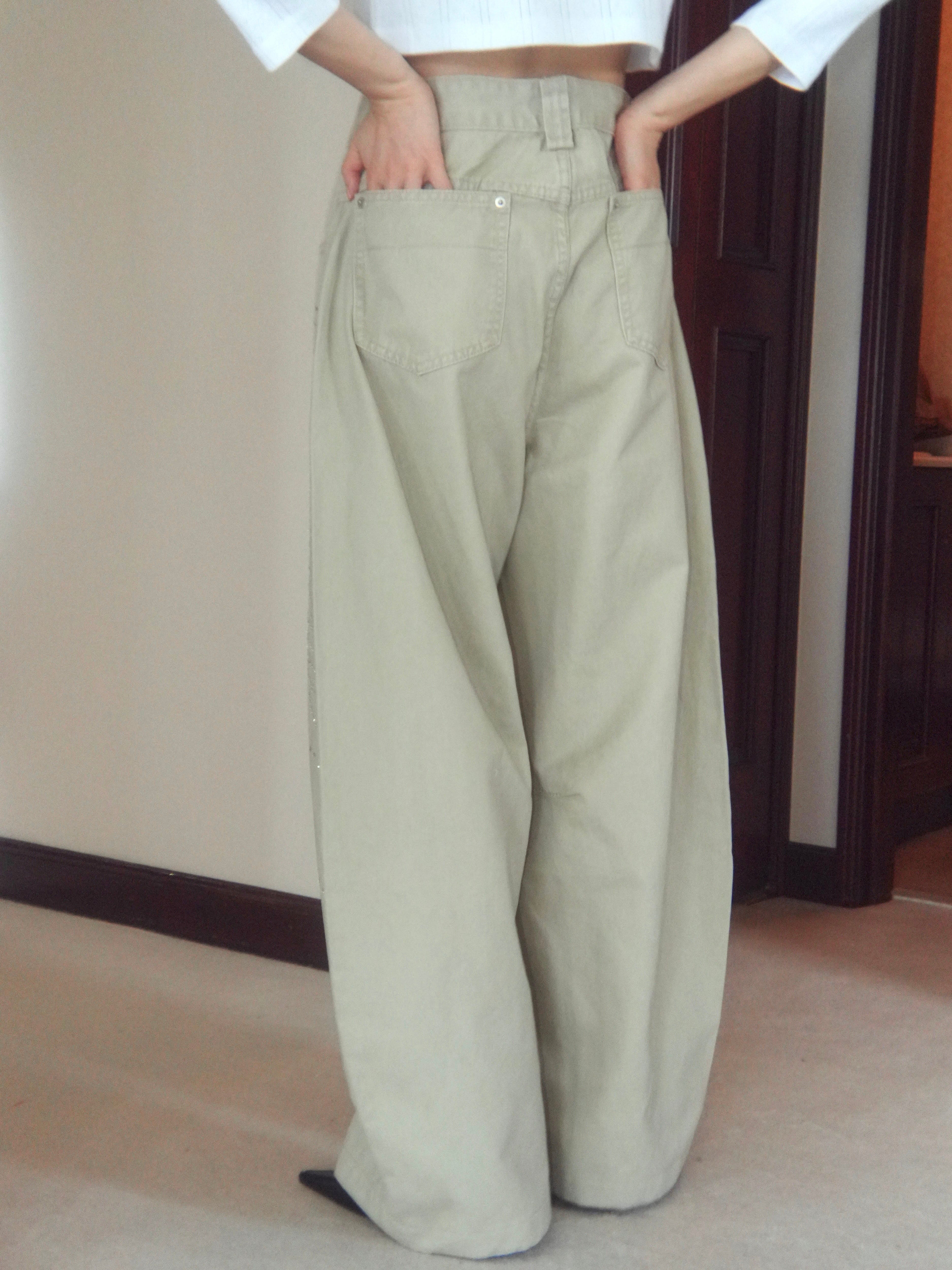 motif wide pants