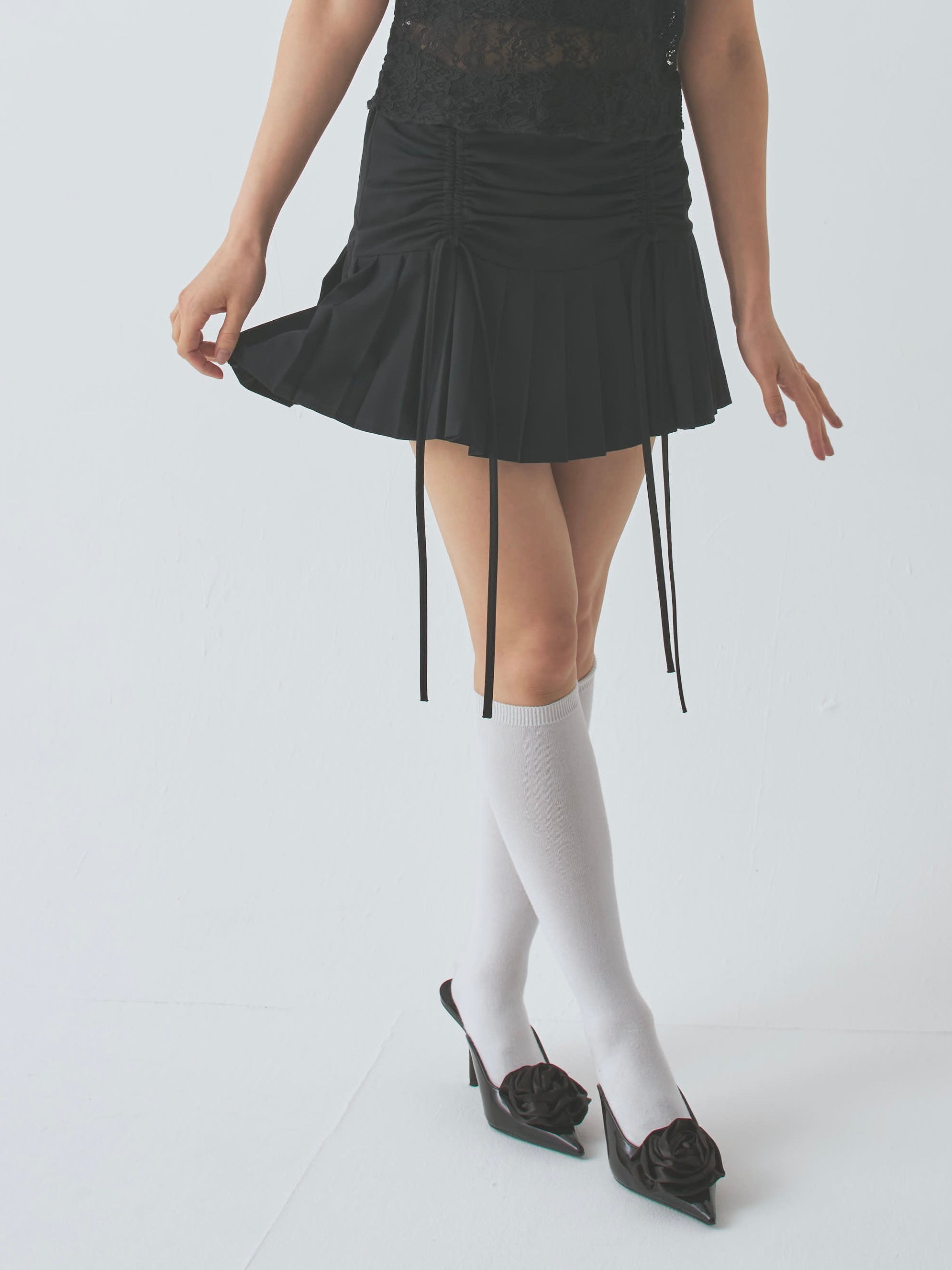 front gather pleats SK