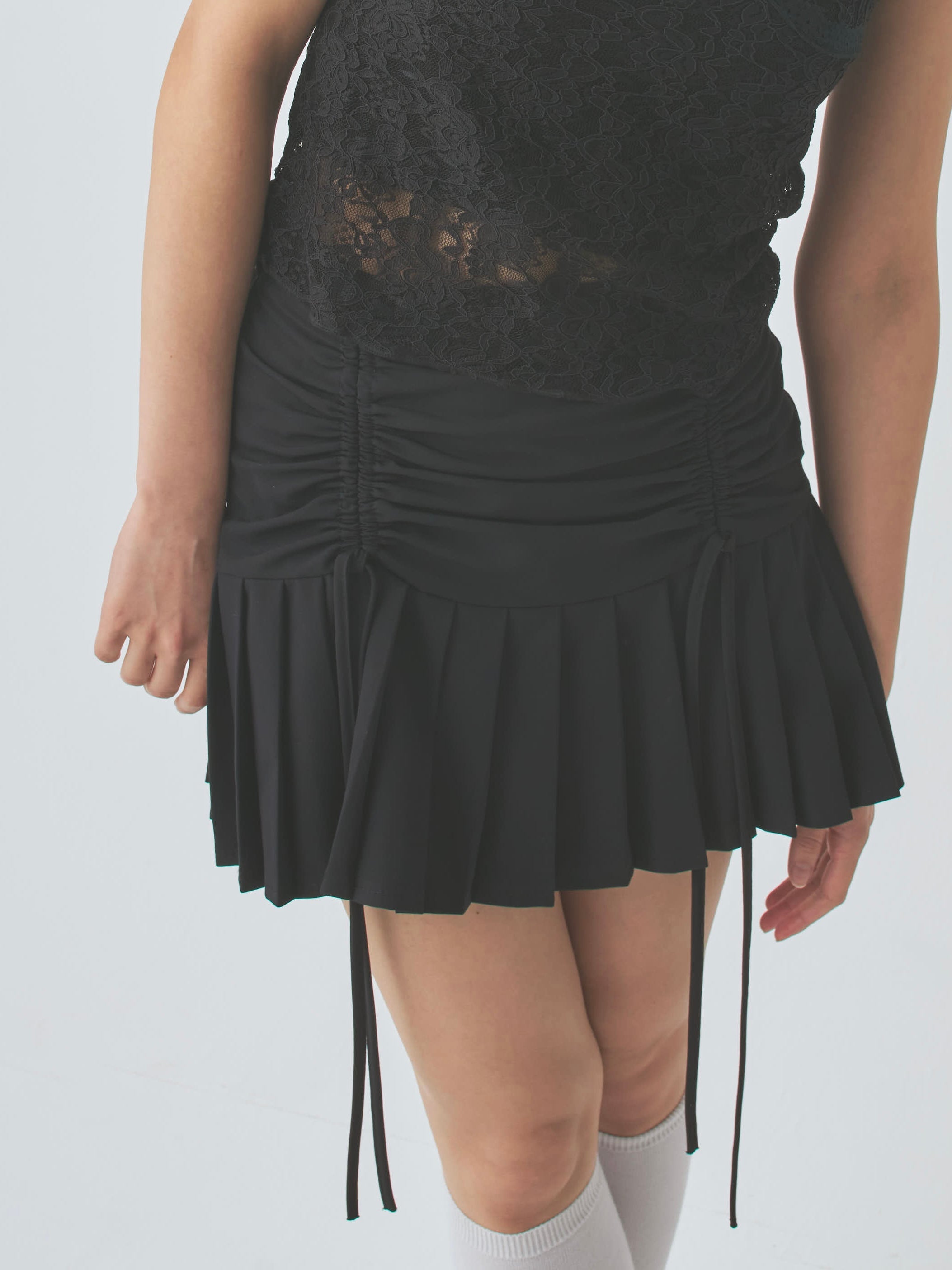 front gather pleats SK