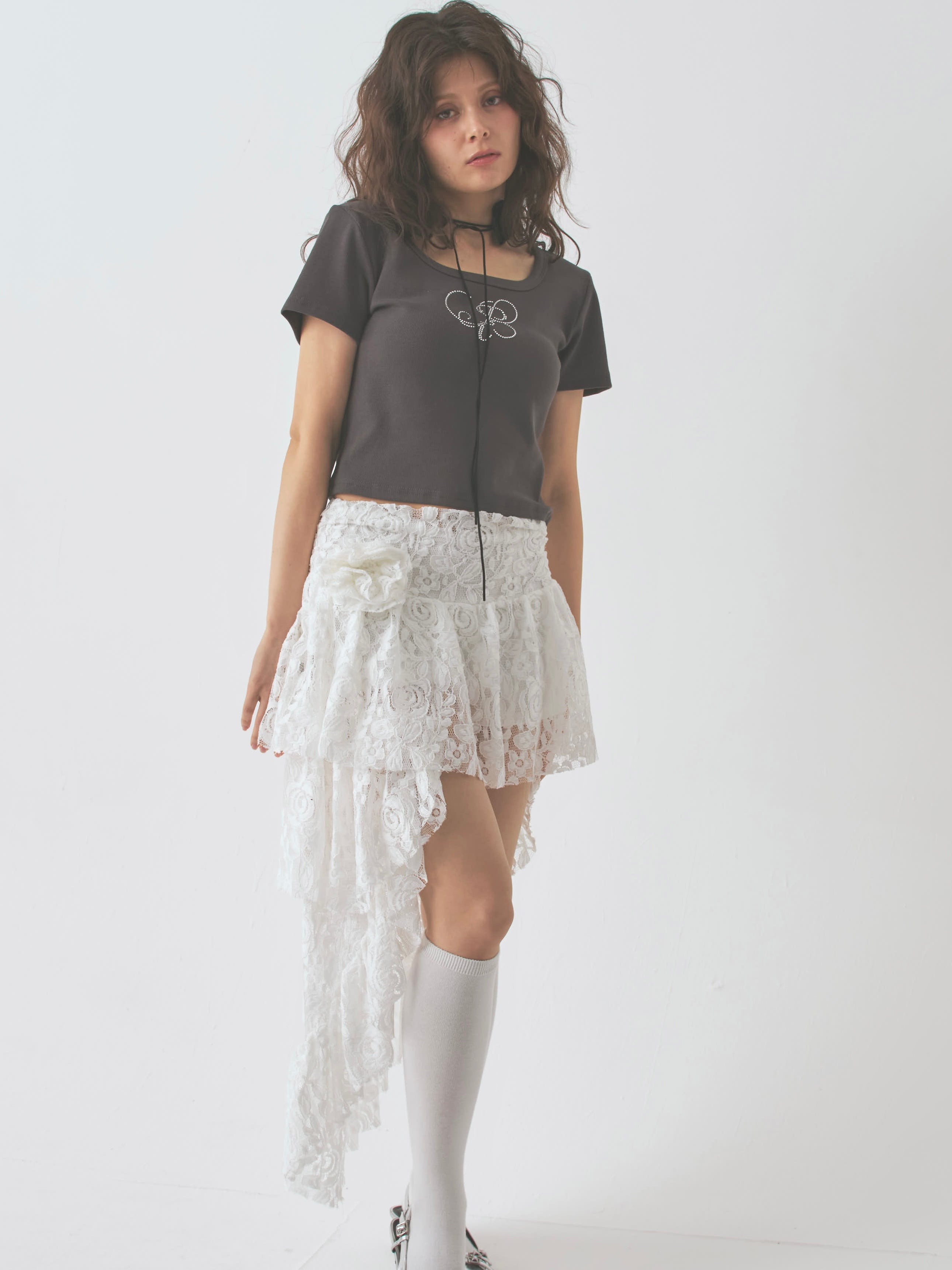 lace bouquet skirt