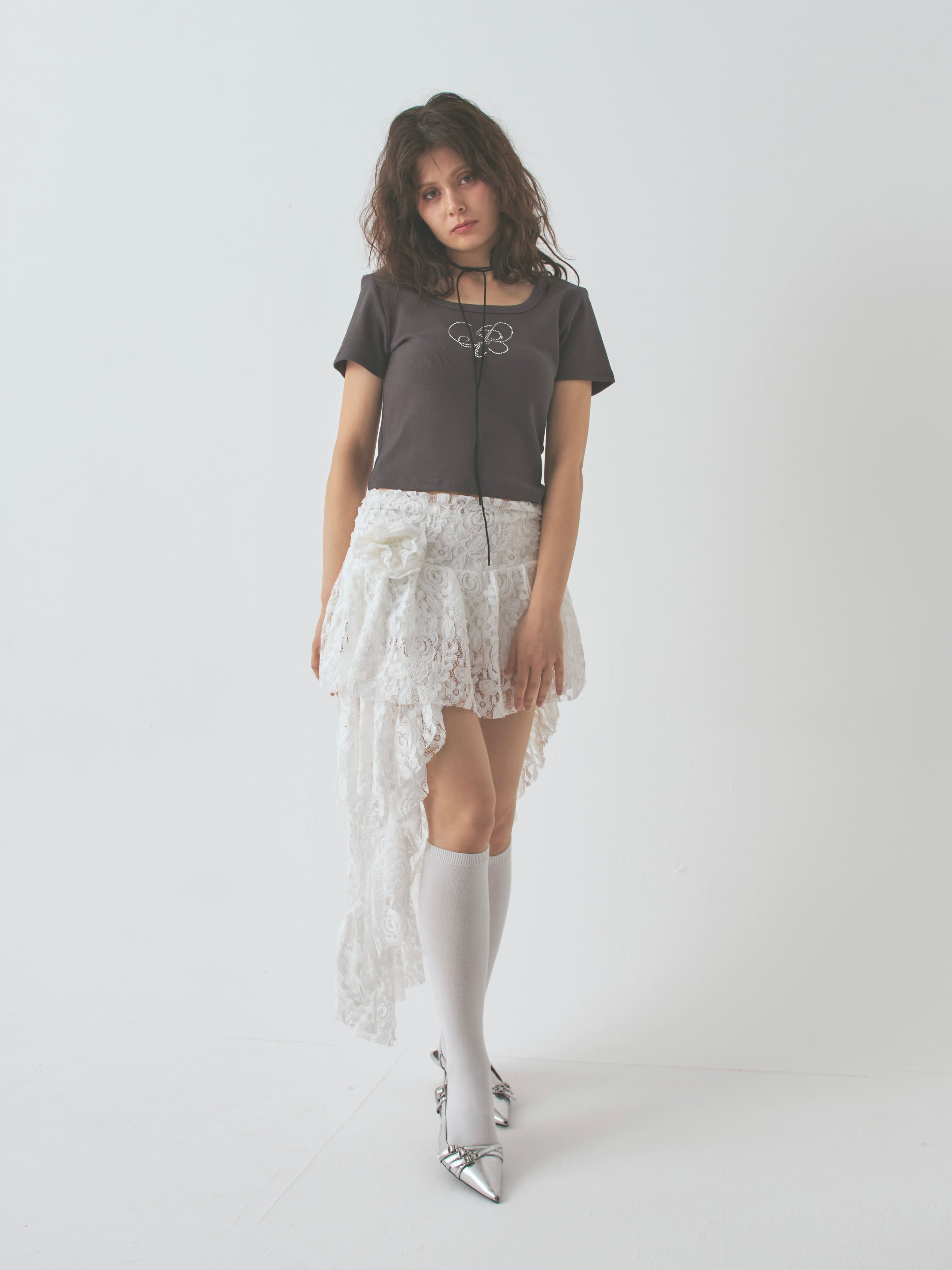 lace bouquet skirt
