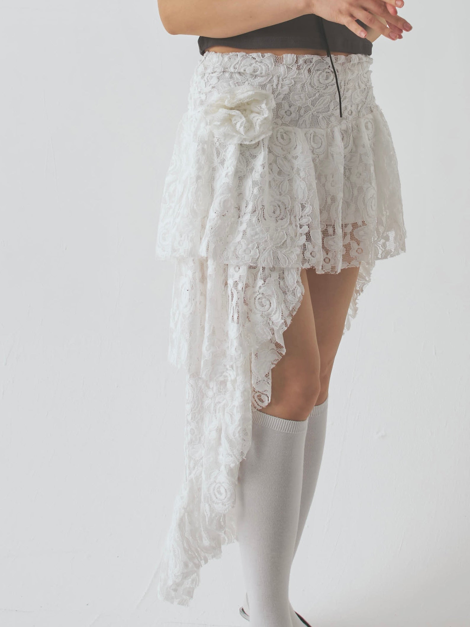lace bouquet skirt