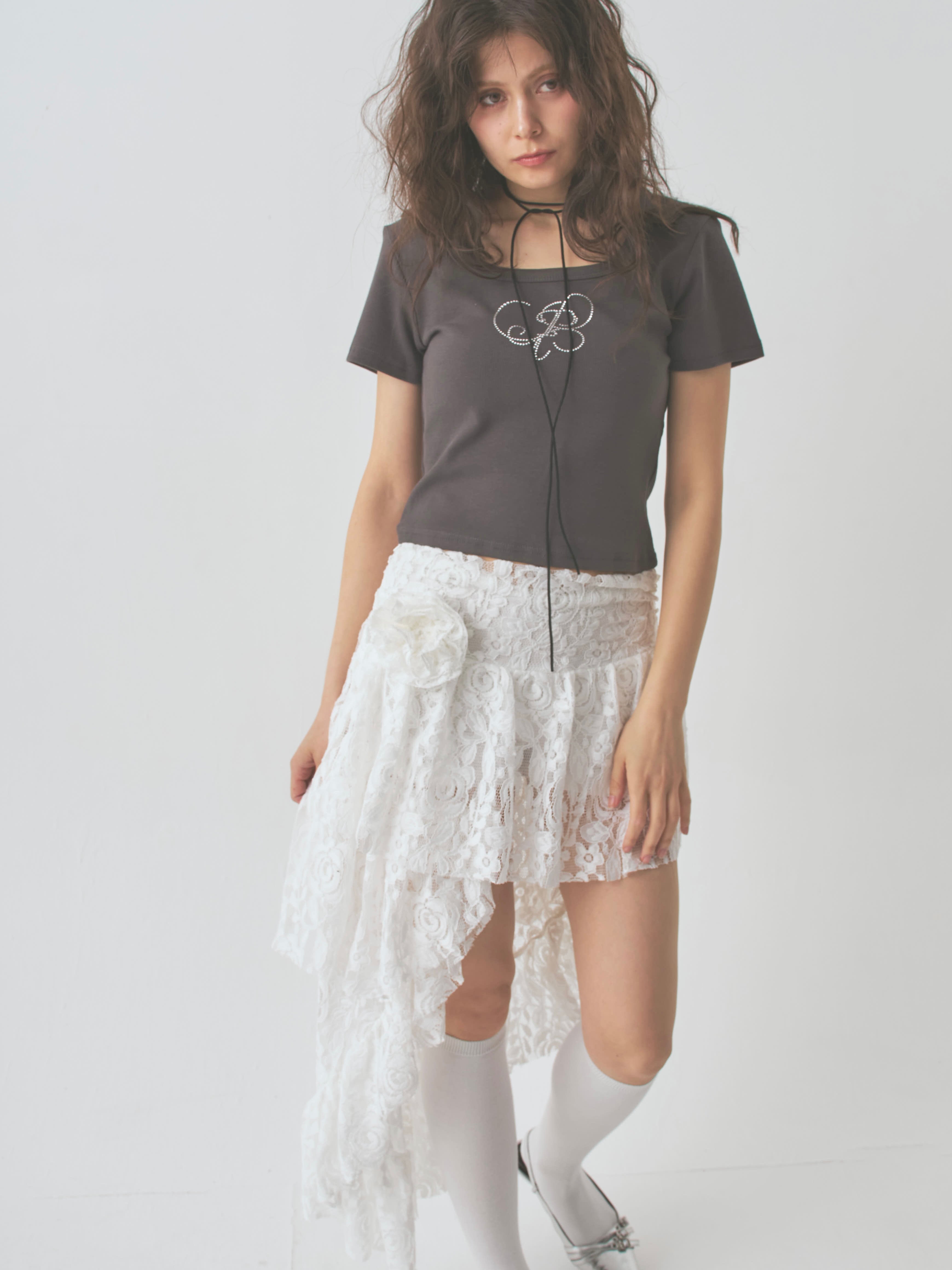 lace bouquet skirt