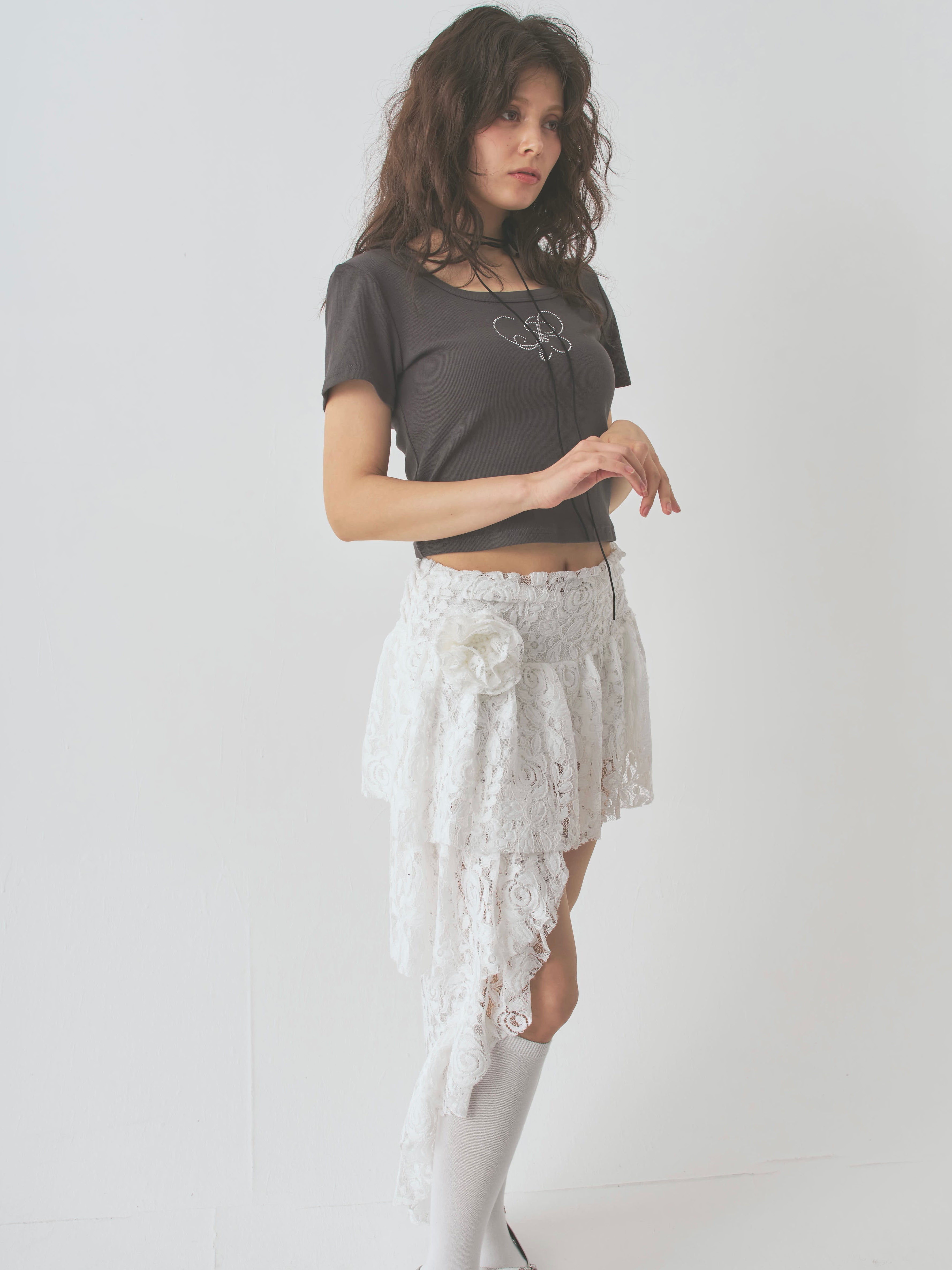 lace bouquet skirt